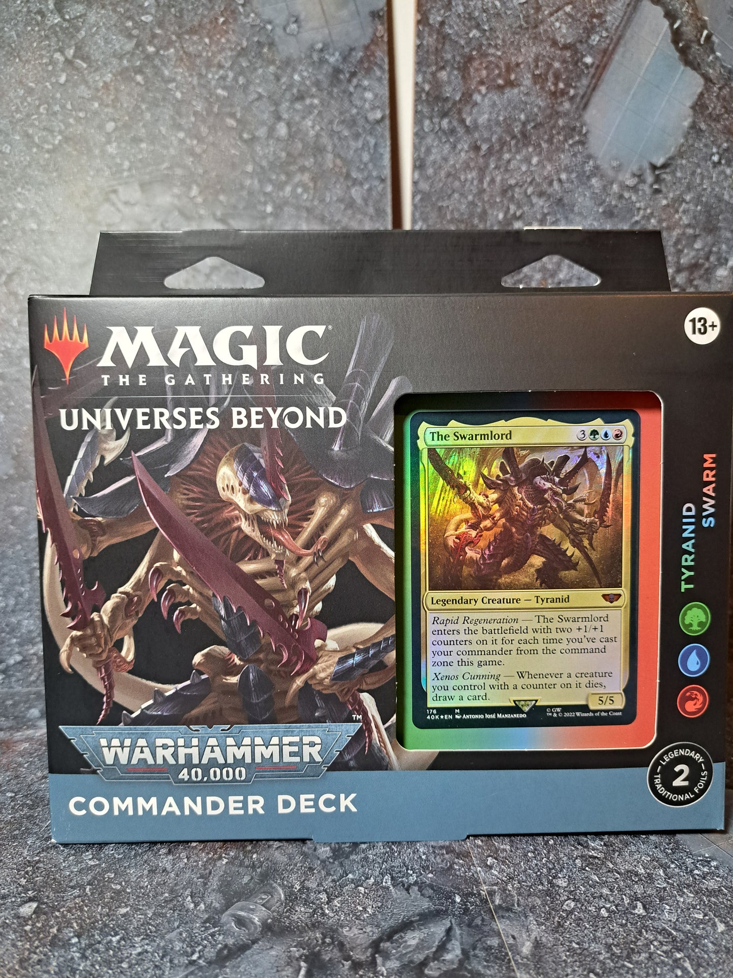 Tyranid Swarm MTG Magic Tyraniden-Schwarm: Universes Beyond Commander Deck (englisch)