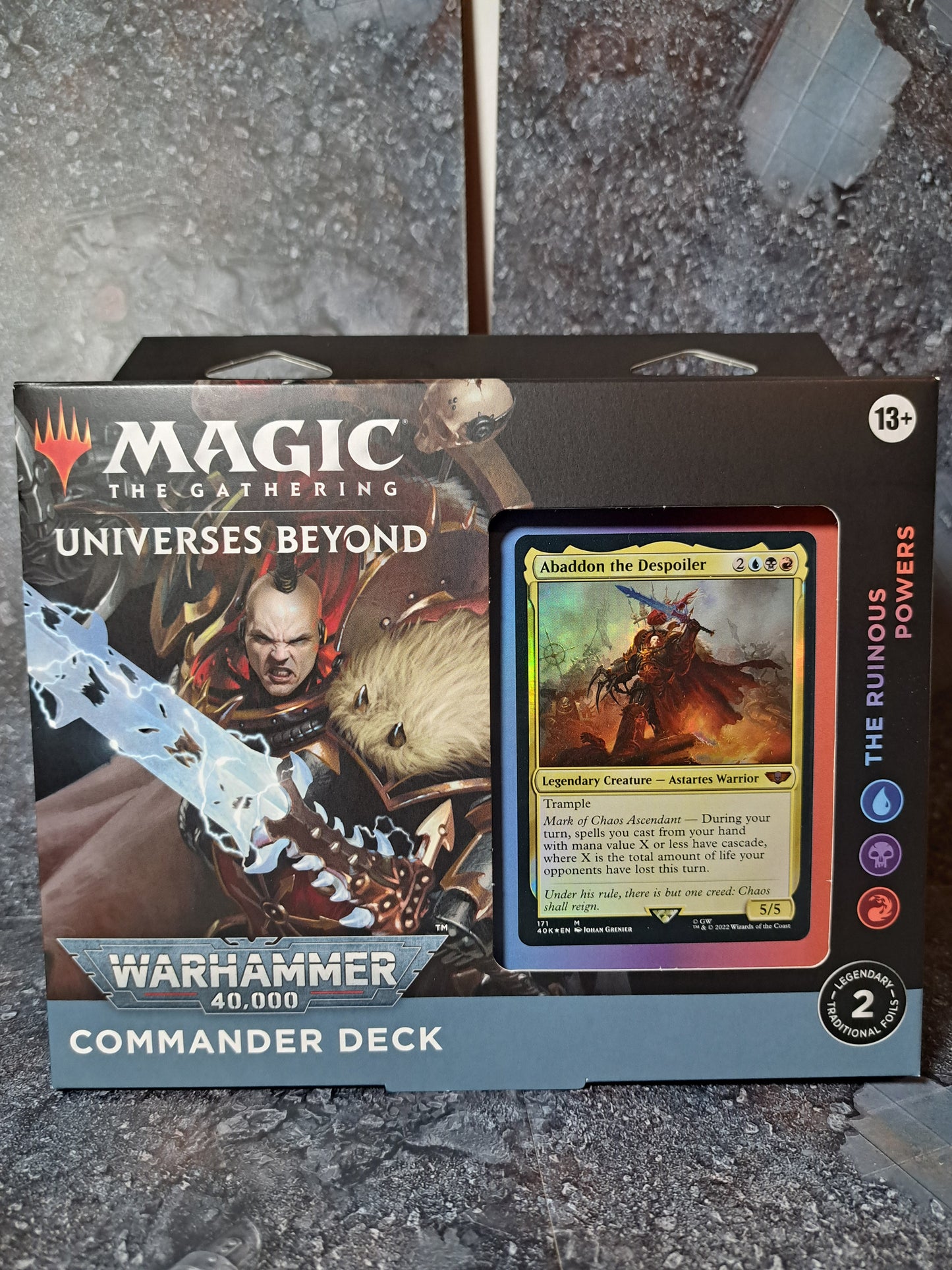 The Ruinous Powers MtG Magic Die Mächte des Chaos – Universes Beyond Commander Deck (englisch)