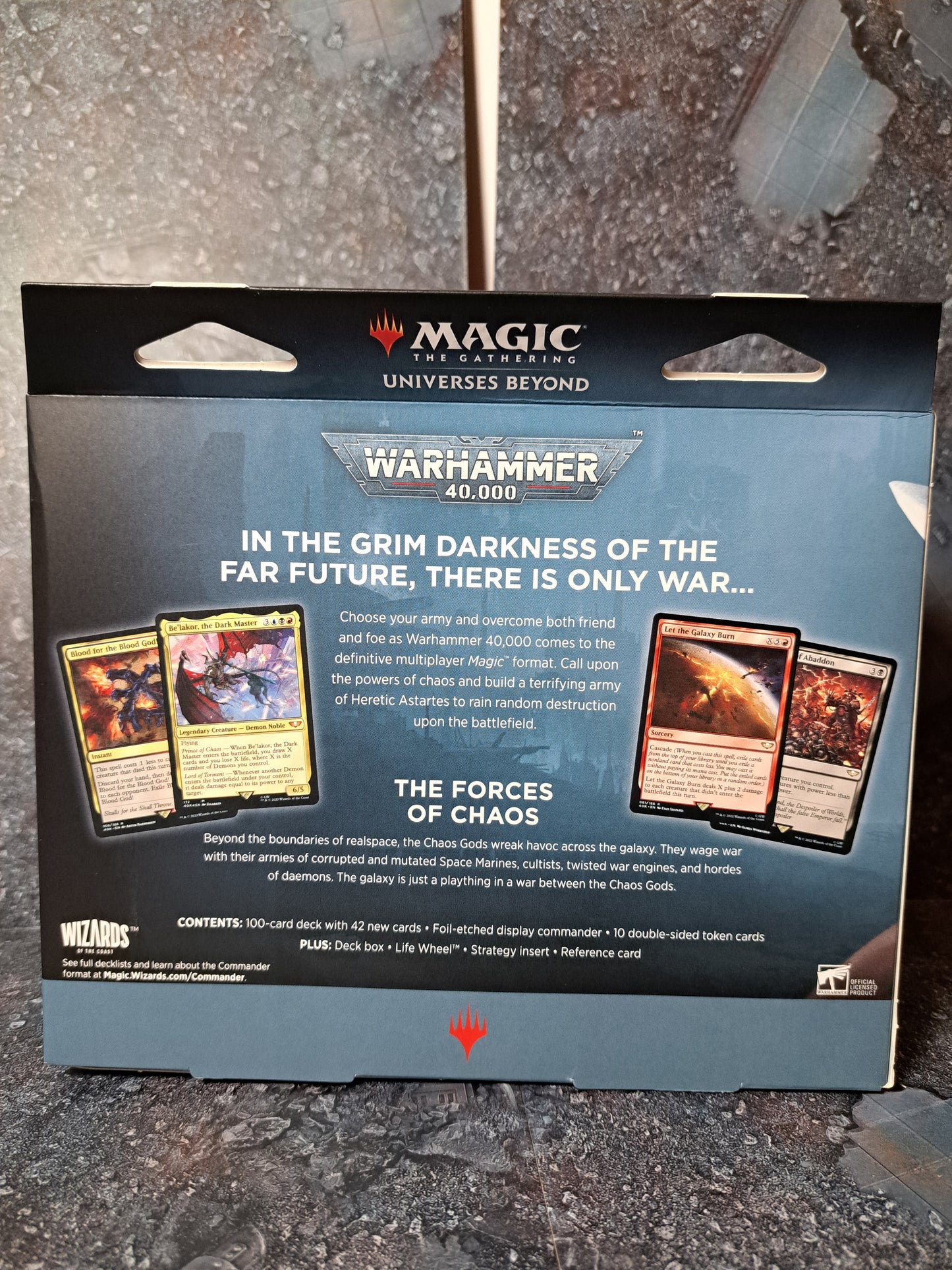 The Ruinous Powers MtG Magic Die Mächte des Chaos – Universes Beyond Commander Deck (englisch)