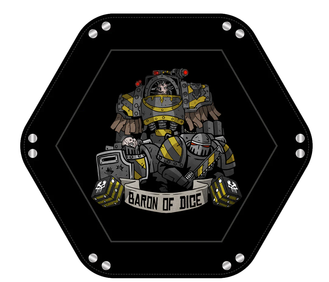 Baron of Dice Steel Renegades – Würfeltablett für Sci-Fi Wargaming