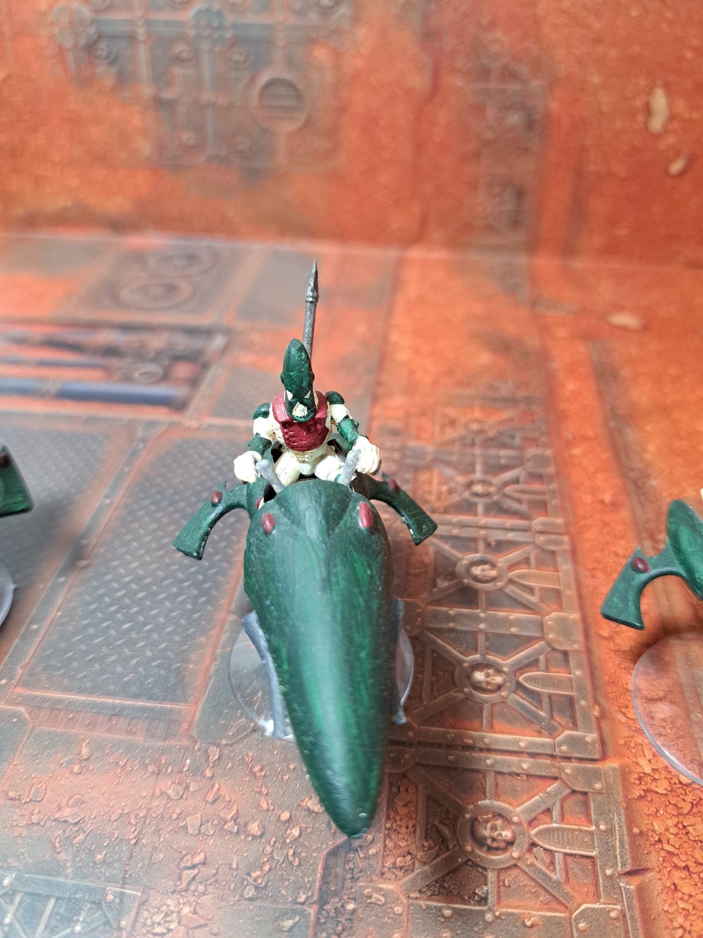 3 Windrider Jetbikes Aeldari Eldar Warhammer 40k bemalt