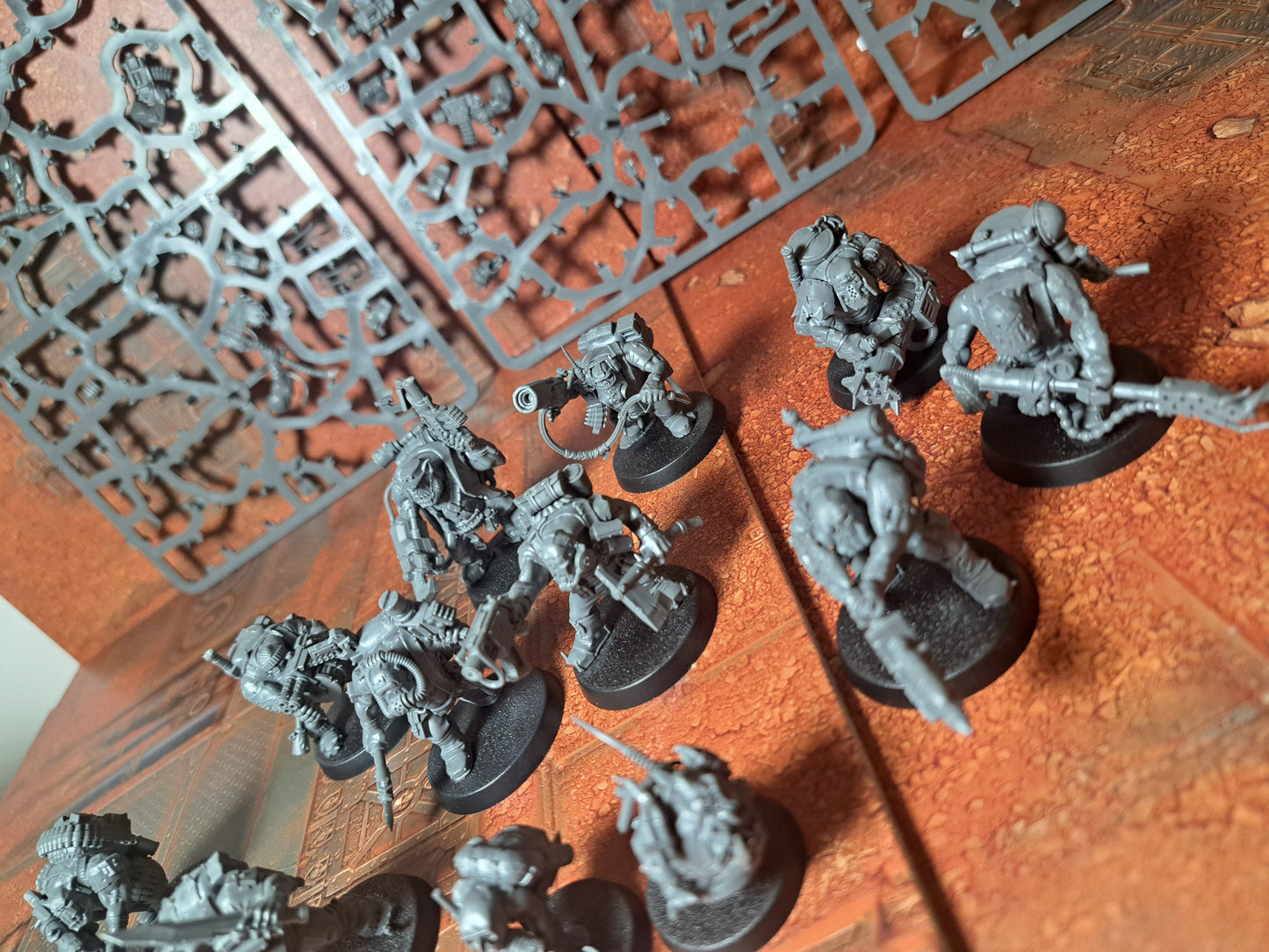 Ork Kommandos Warhammer 40k Kill Team Orks gebaut + Bitz
