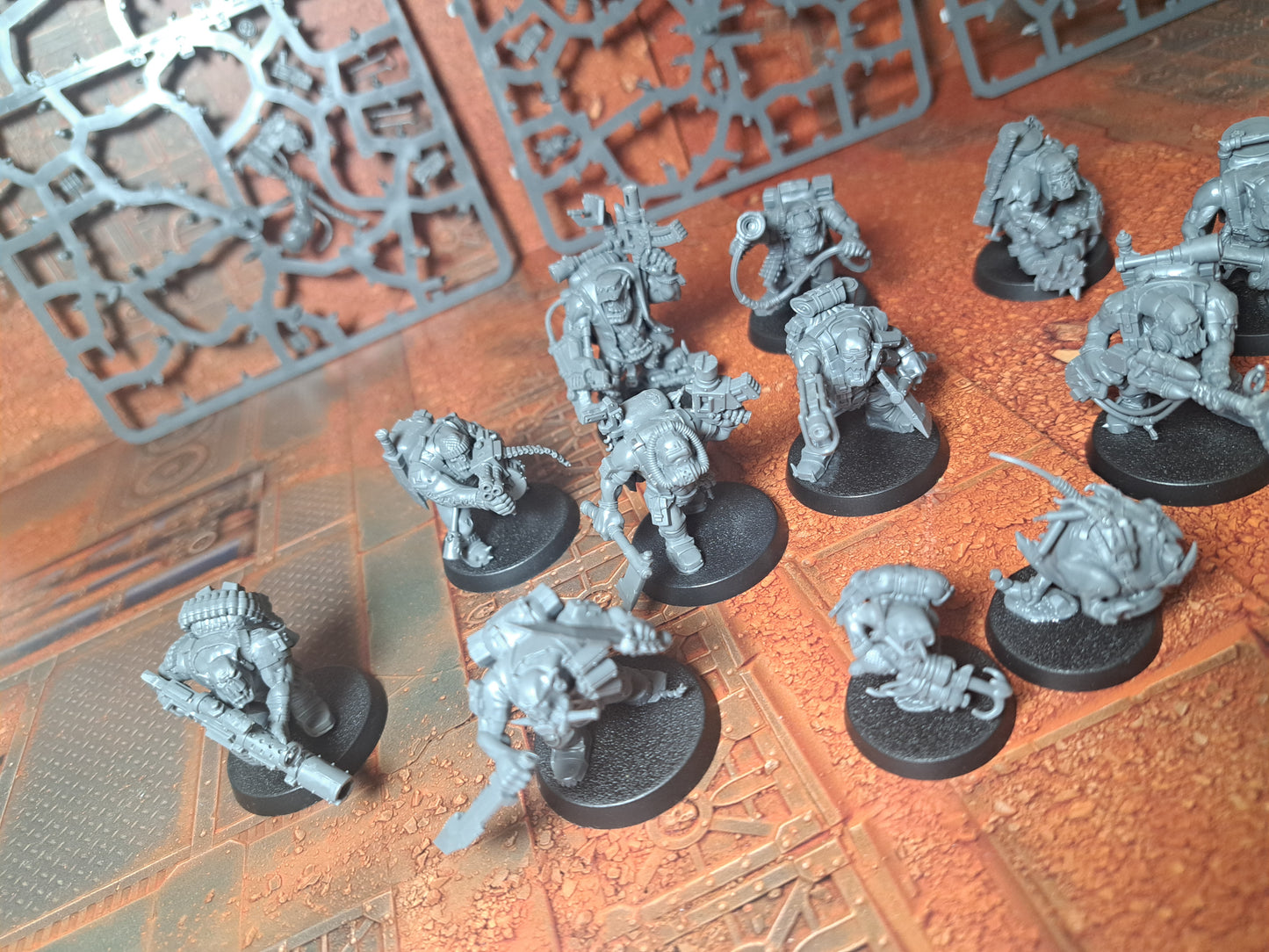 Ork Kommandos Warhammer 40k Kill Team Orks gebaut + Bitz