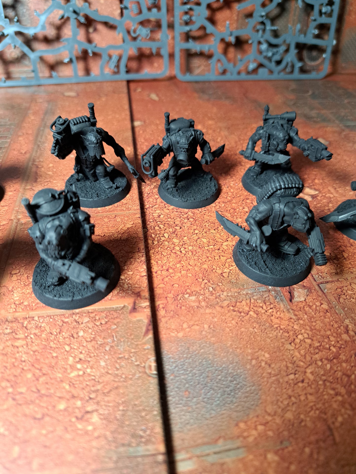 Ork Kommandos Warhammer 40k Kill Team Orks gebaut geprimed + Bitz