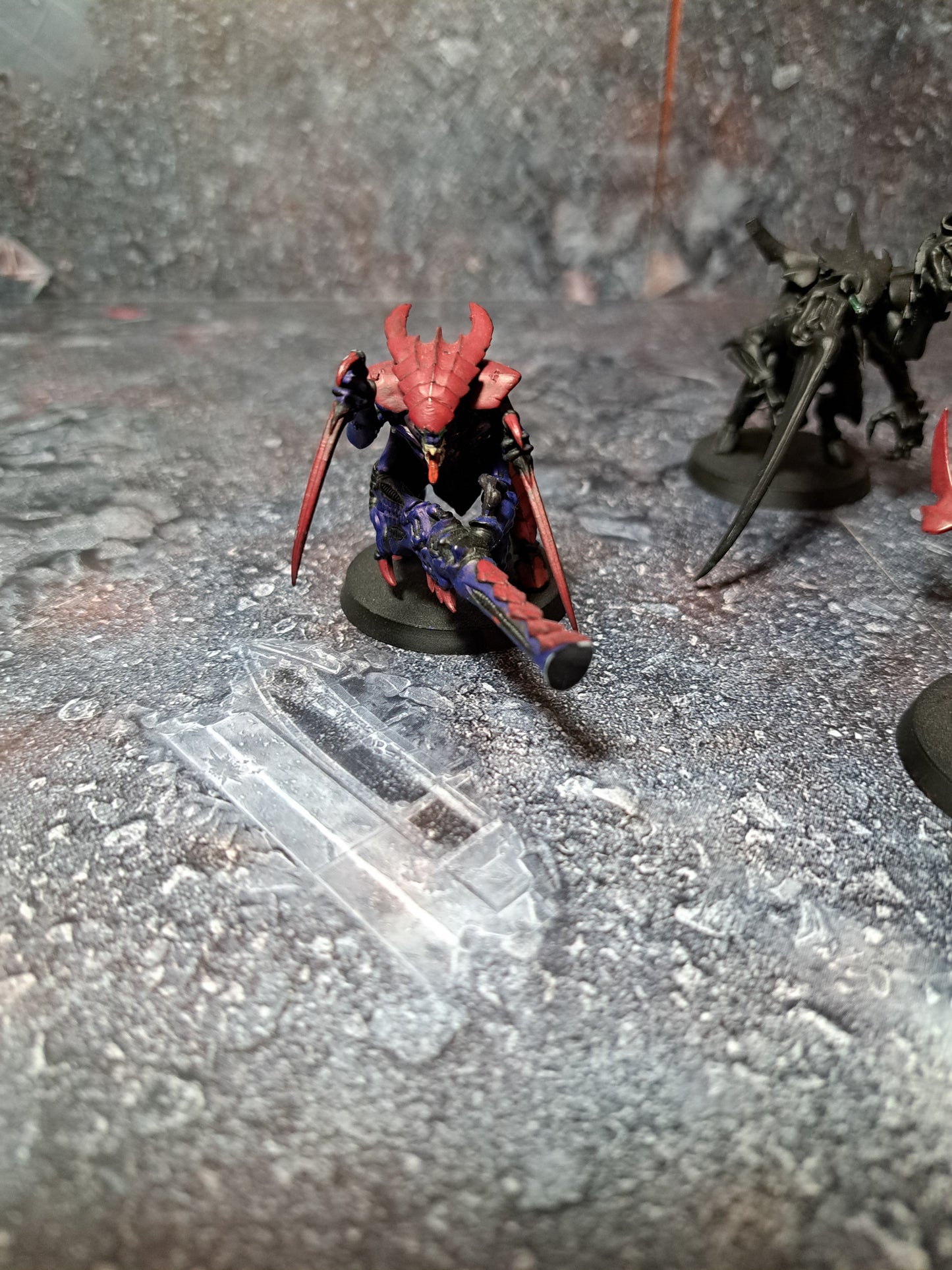 Tyranid Warriors Kitbash Tyranids Tyraniden Warhammer 40k teilweise bemalt