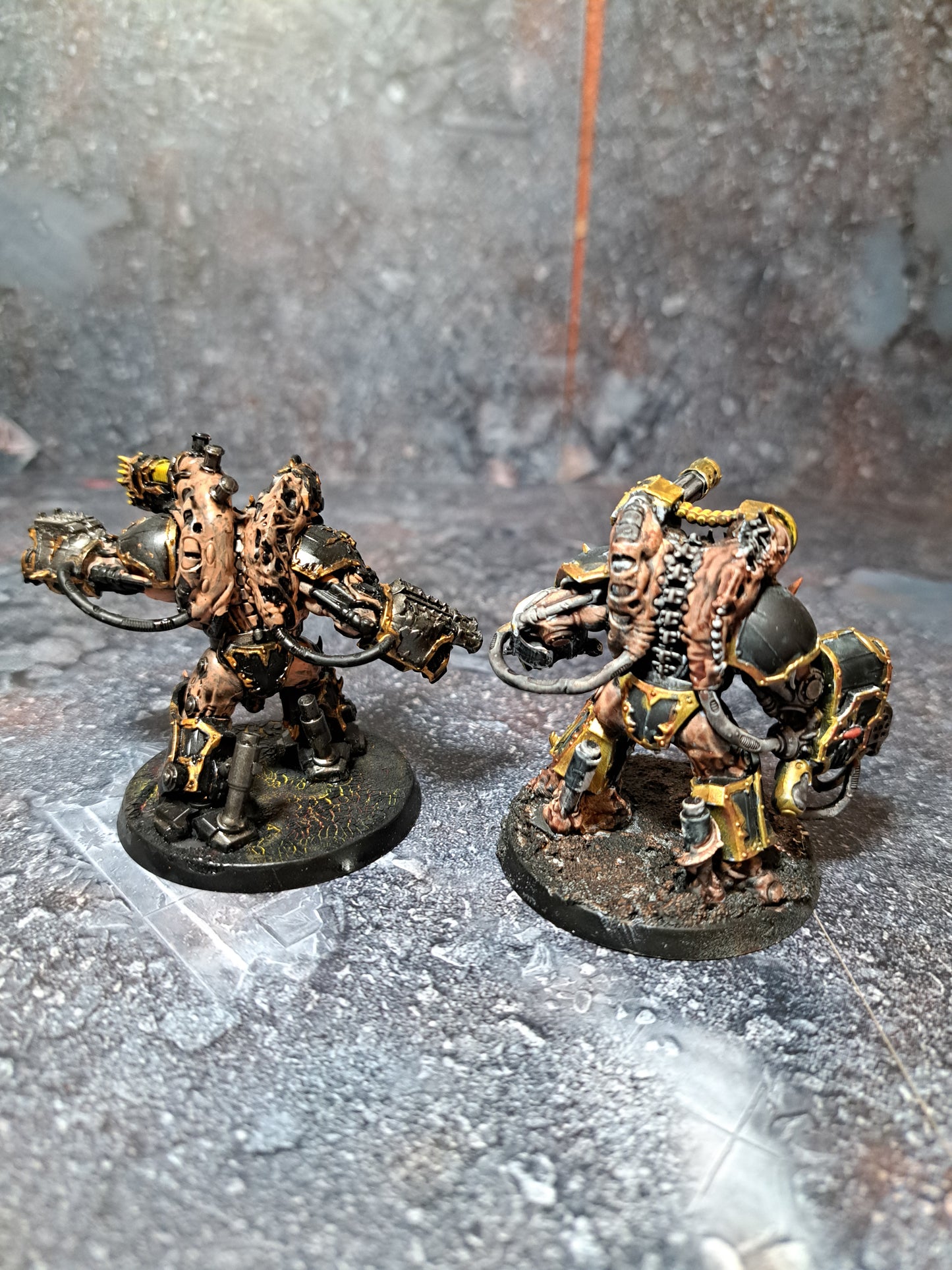 Obliterators Chaos Space Marines Warhammer 40k Gebaut Bemalt