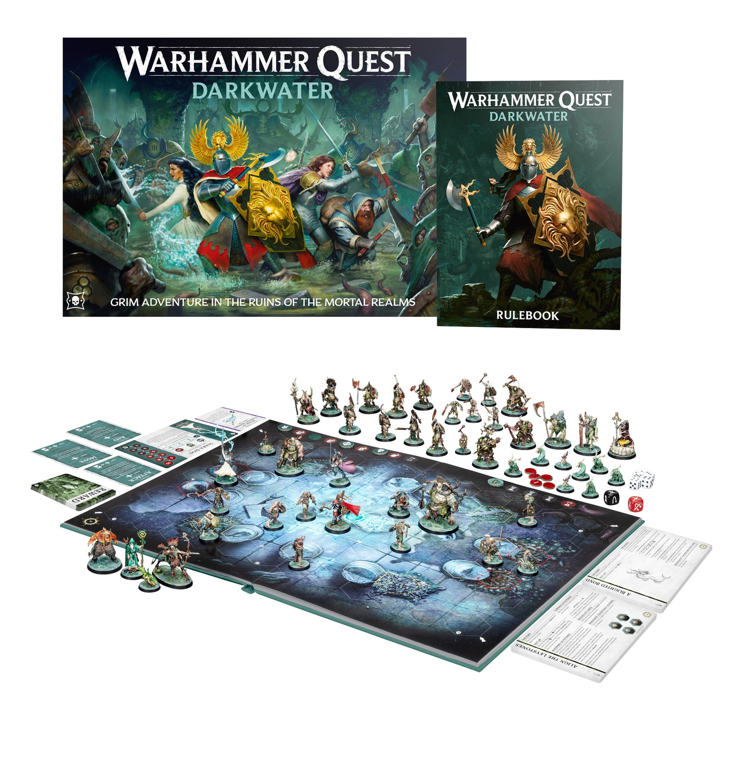 Warhammer Darkwater Dunkelwasser Warhammer Quest Age of Sigmar Englisch Neu