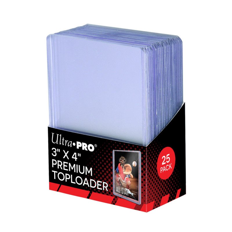 Ultra Pro Premium Toploader 3"x4" Ultra Clear – 25 Stück