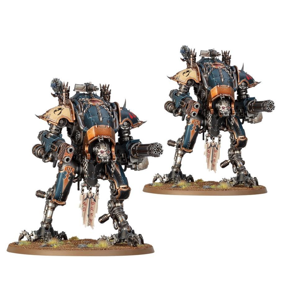 Chaos Knights 2x War Dog Karnivore Brigand Stalker Warhammer 40k