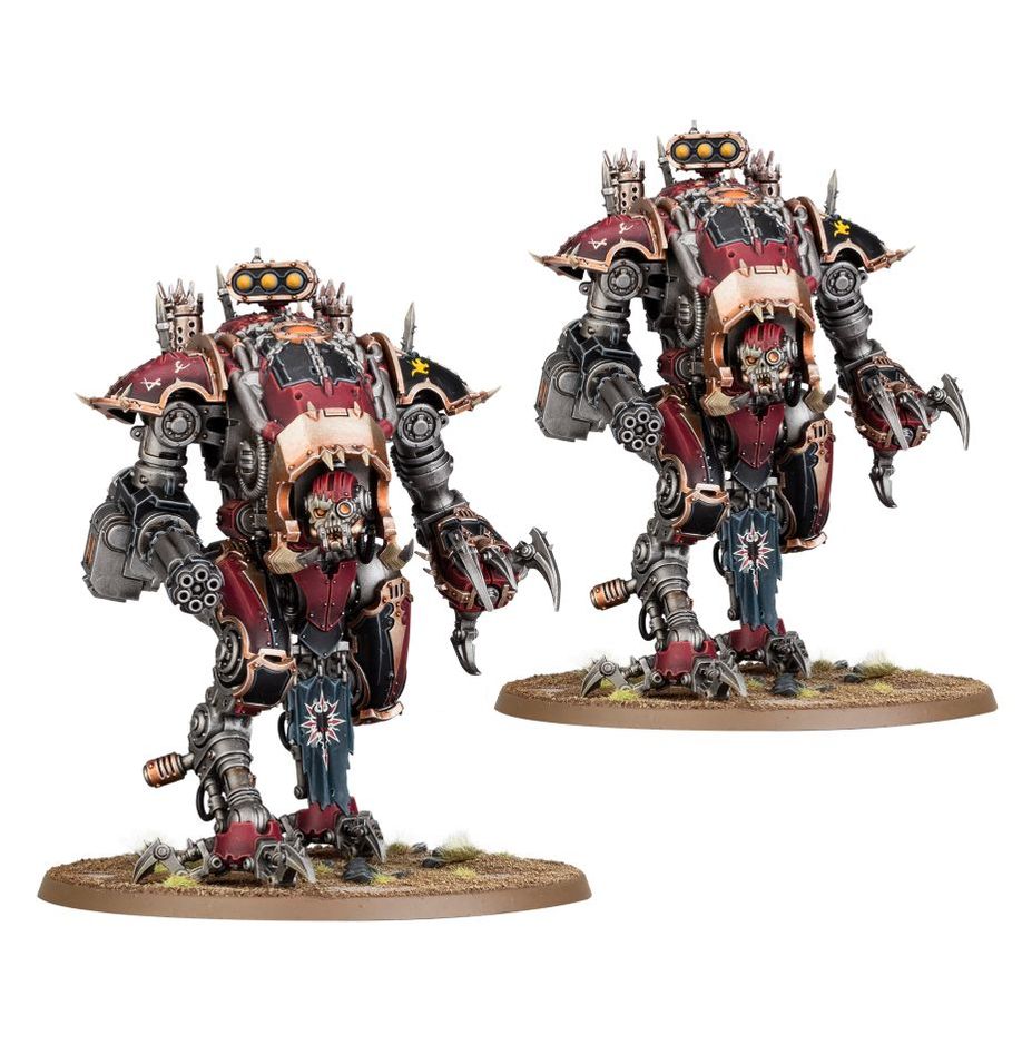 Chaos Knights 2x War Dog Karnivore Brigand Stalker Warhammer 40k
