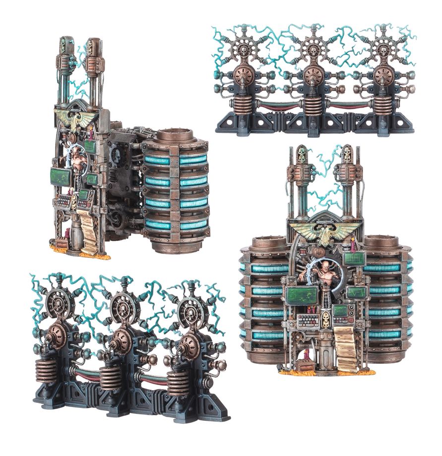 Warhammer 40.000 Battlefield Armageddon Capacitor Cluster Geländeset