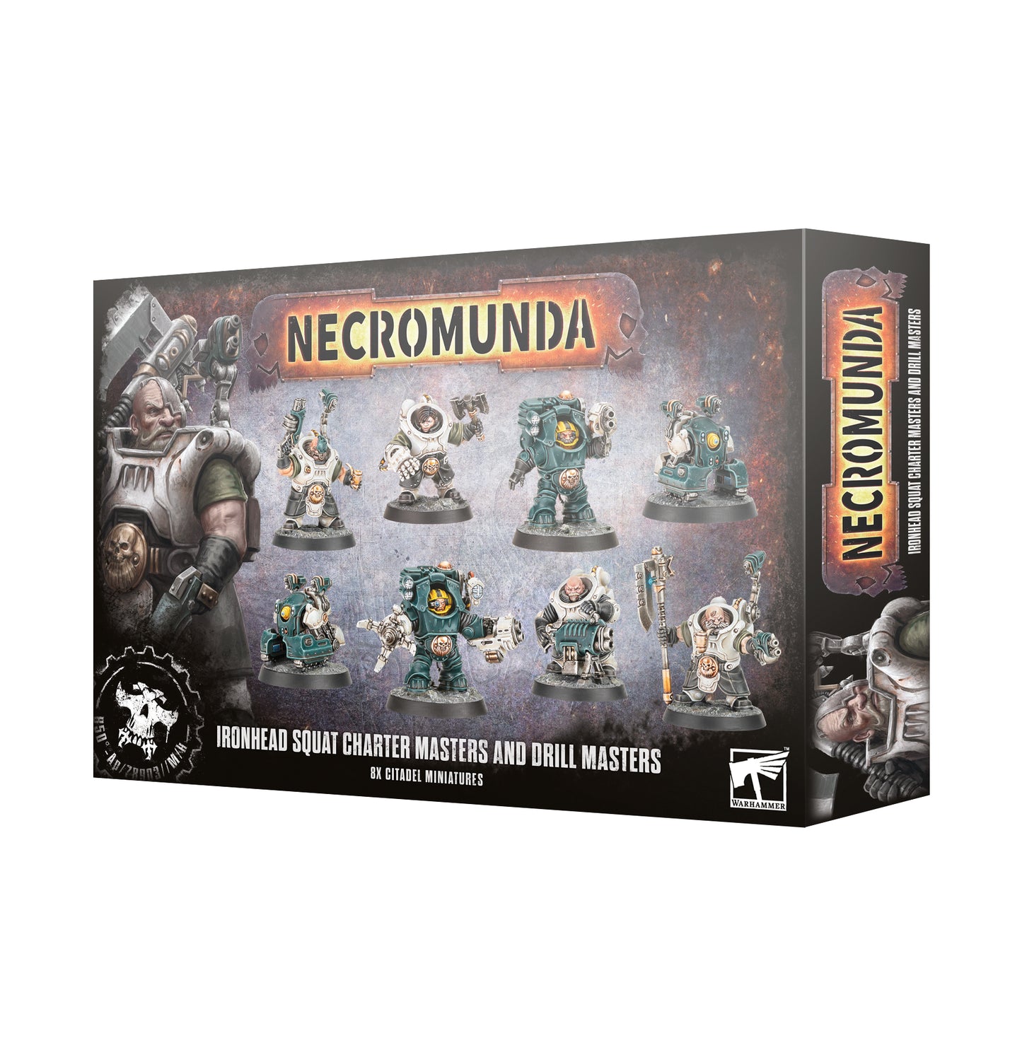 Warhammer 40k IRONHEAD SQUAT CHARTER & DRILL MASTERS Necromunda Miniatur NEU OVP