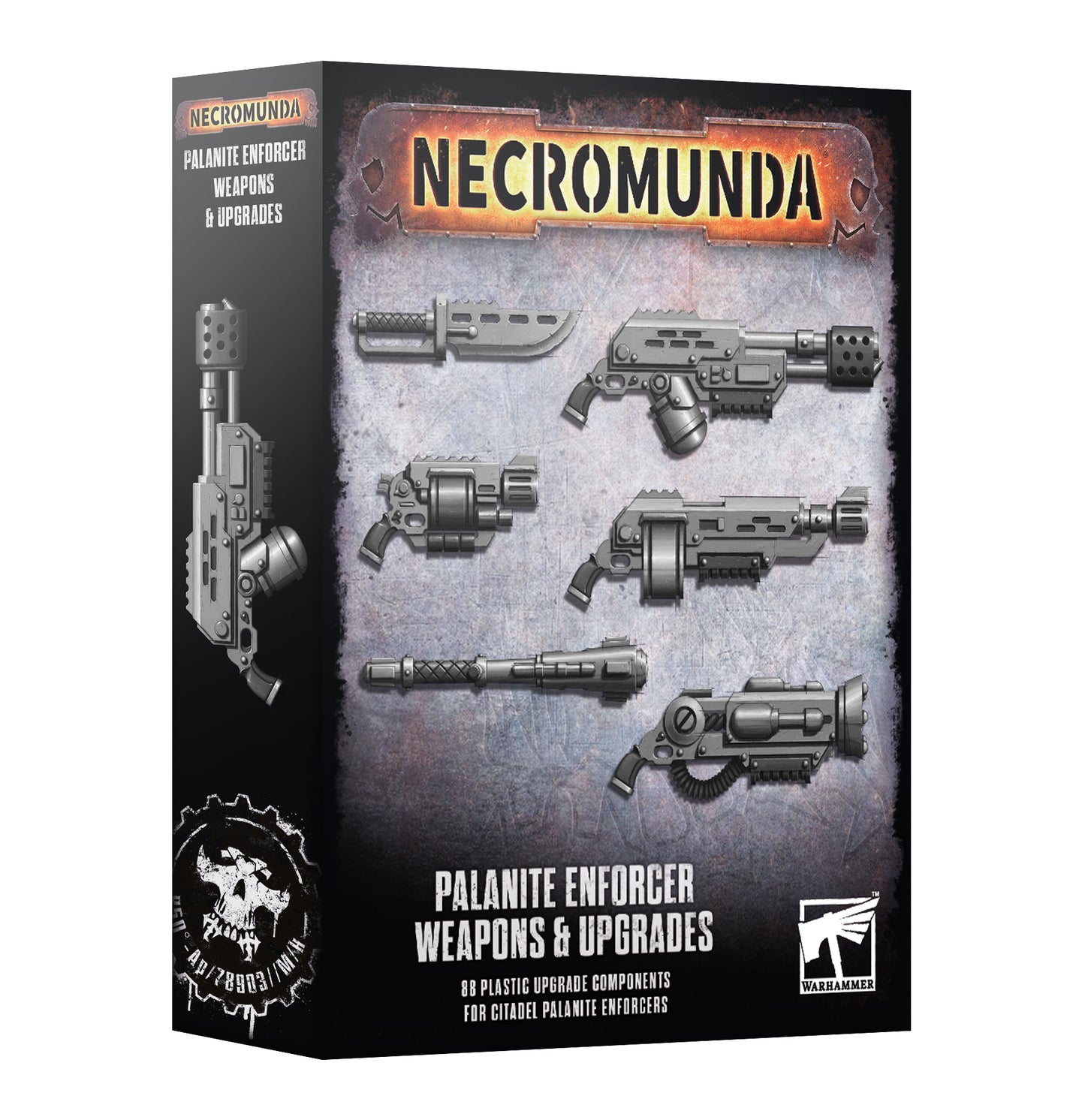 Warhammer 40k Enforcer Weapons Upgrades Necromunda Miniature Kit Neu