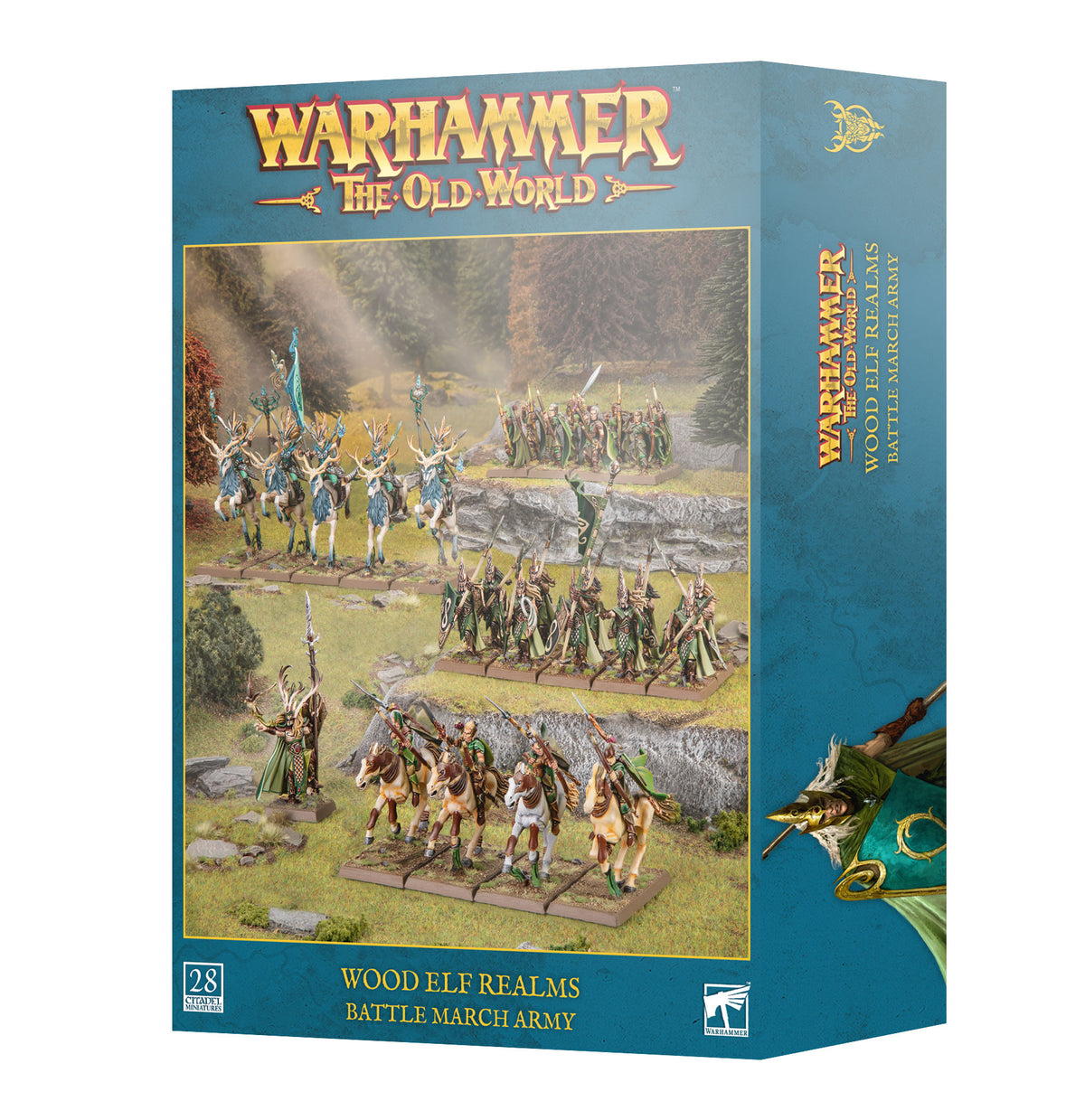 Warhammer Old World Wood Elf Realms Battle March Army Miniaturen