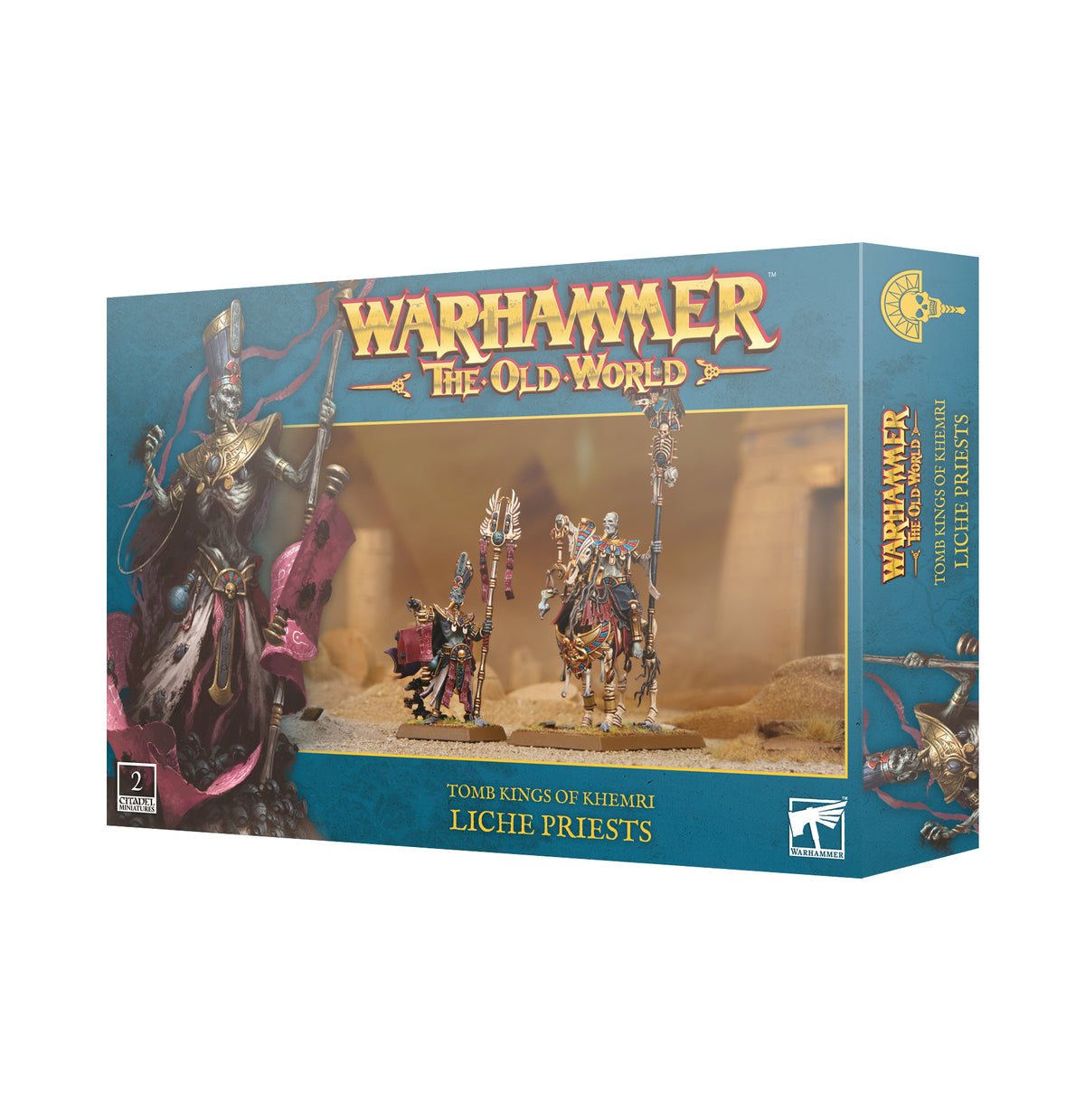 Warhammer Tomb Kings Liche Priests Old World Neu GW Miniature Set Fantasy