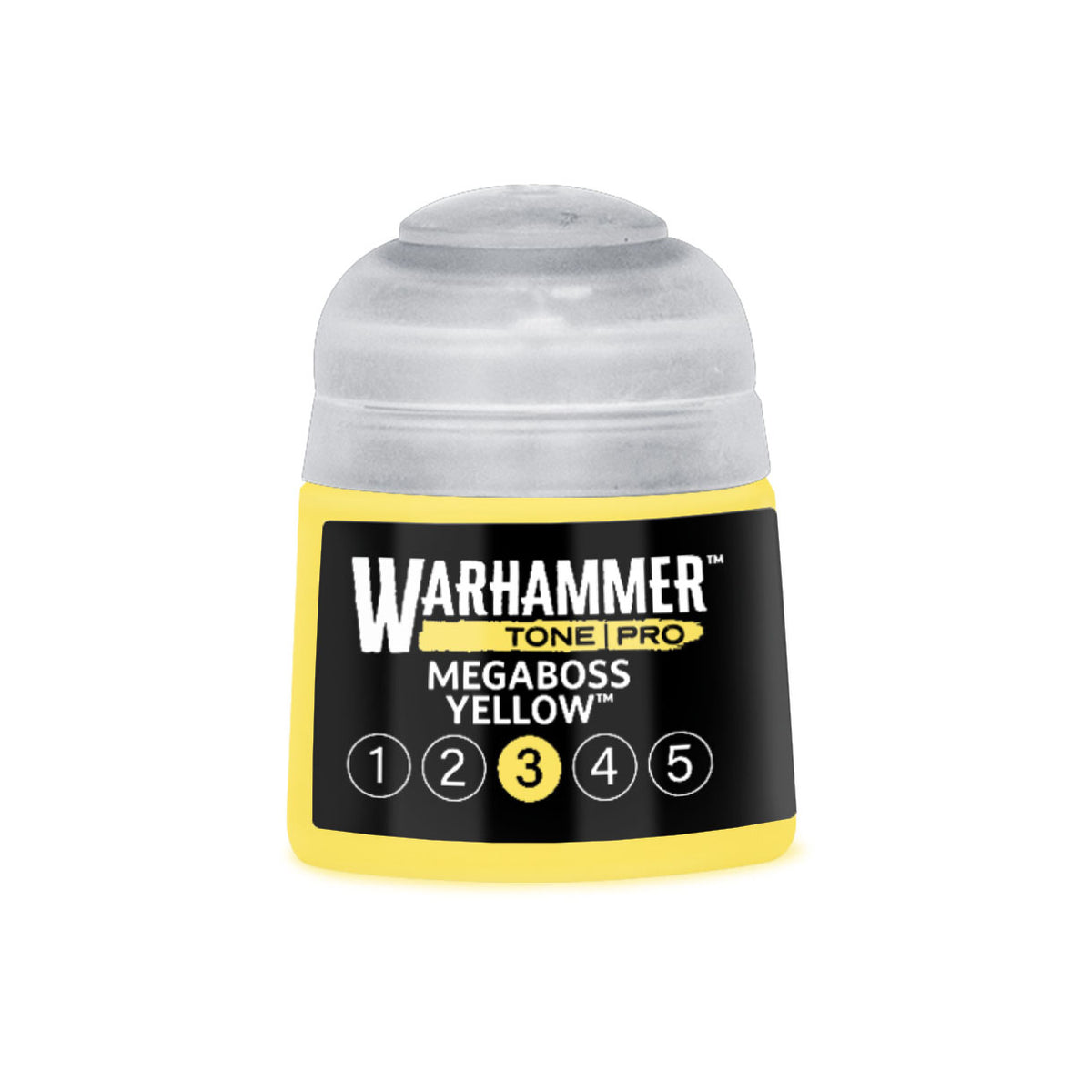 Megaboss Yellow 3 - 12 ml - Warhammer Tone Pro Miniaturenfarbe