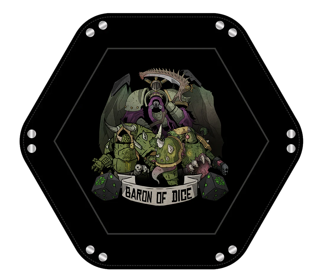 Baron of Dice Plague – Würfeltablett für Sci-Fi Wargaming