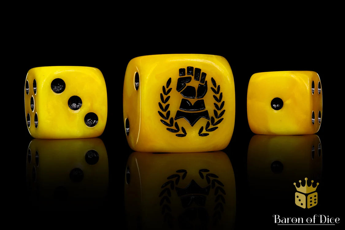 Baron of Dice Almighty Hand – 25 runde Würfel für Sci-Fi Wargaming
