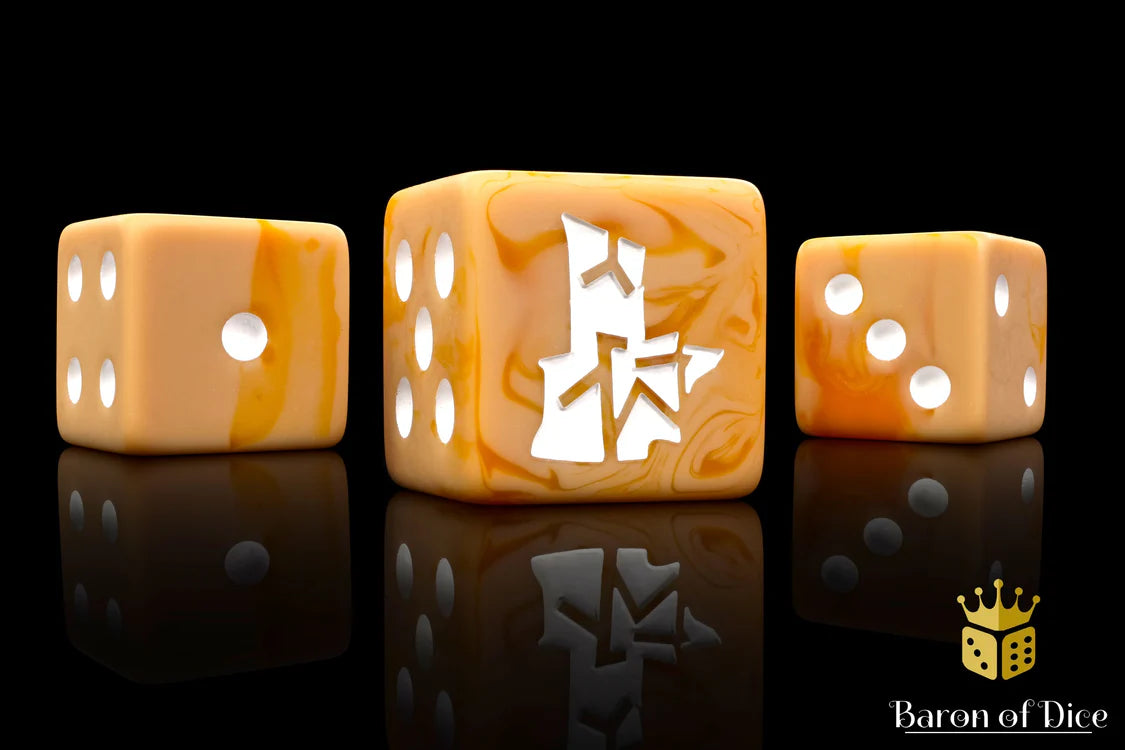 Baron of Dice Evil Fortress – 25 eckige Würfel für Sole Ring
