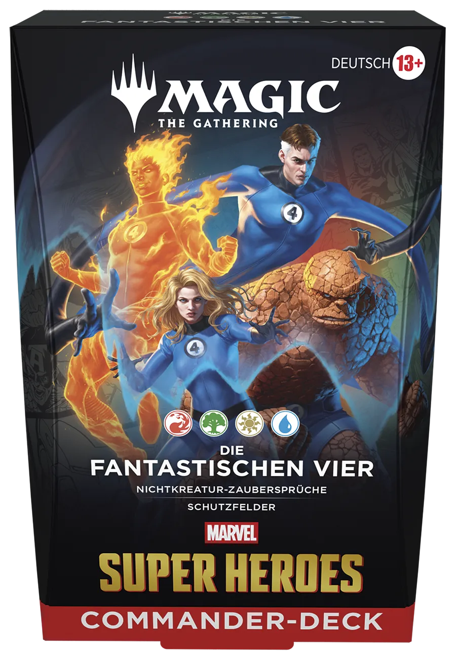 Marvel Super Heroes - Commander-Deck Die fantastischen Vier - deutsch MTG