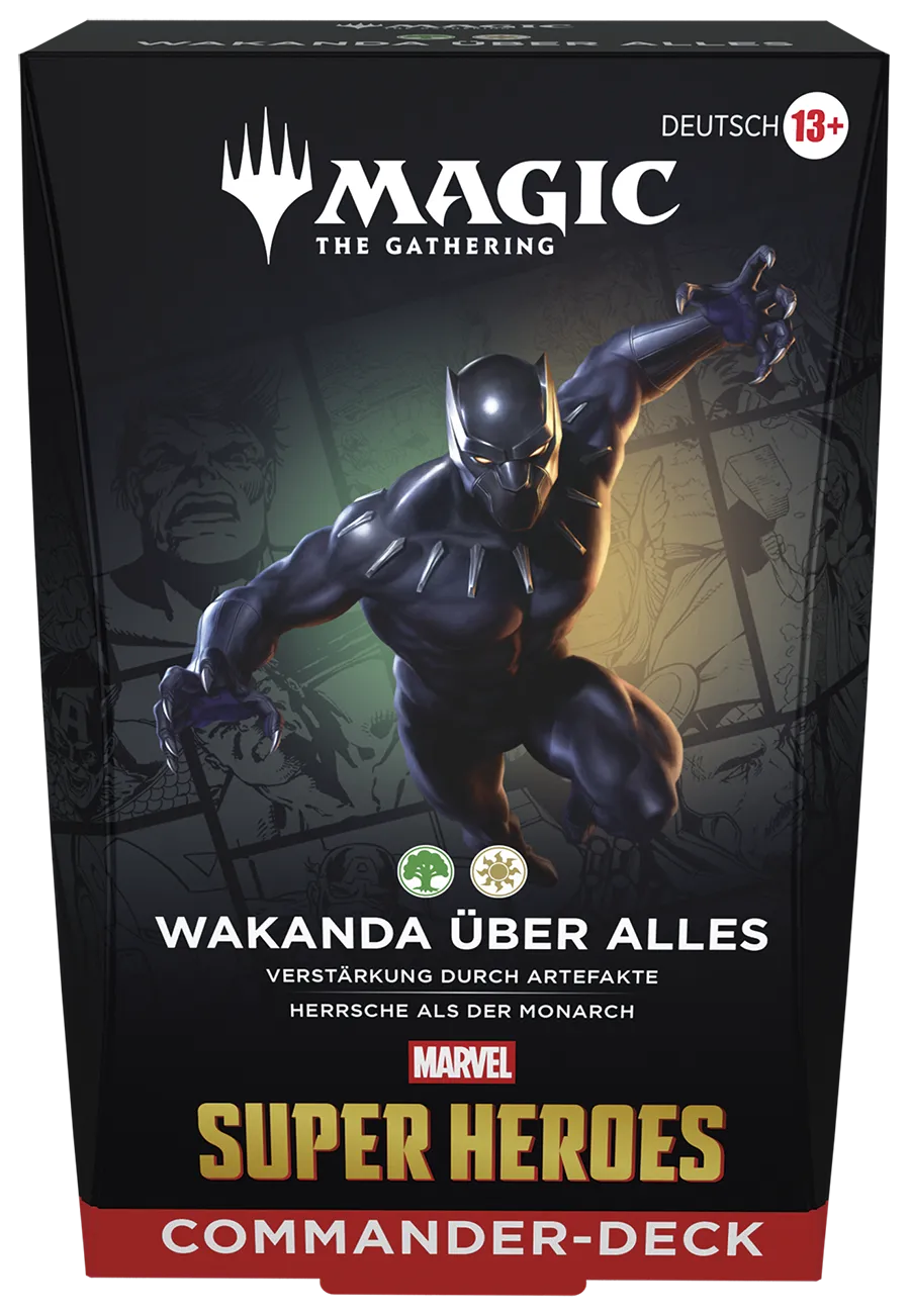 Marvel Super Heroes - Commander-Deck Wakanda über Alles - deutsch