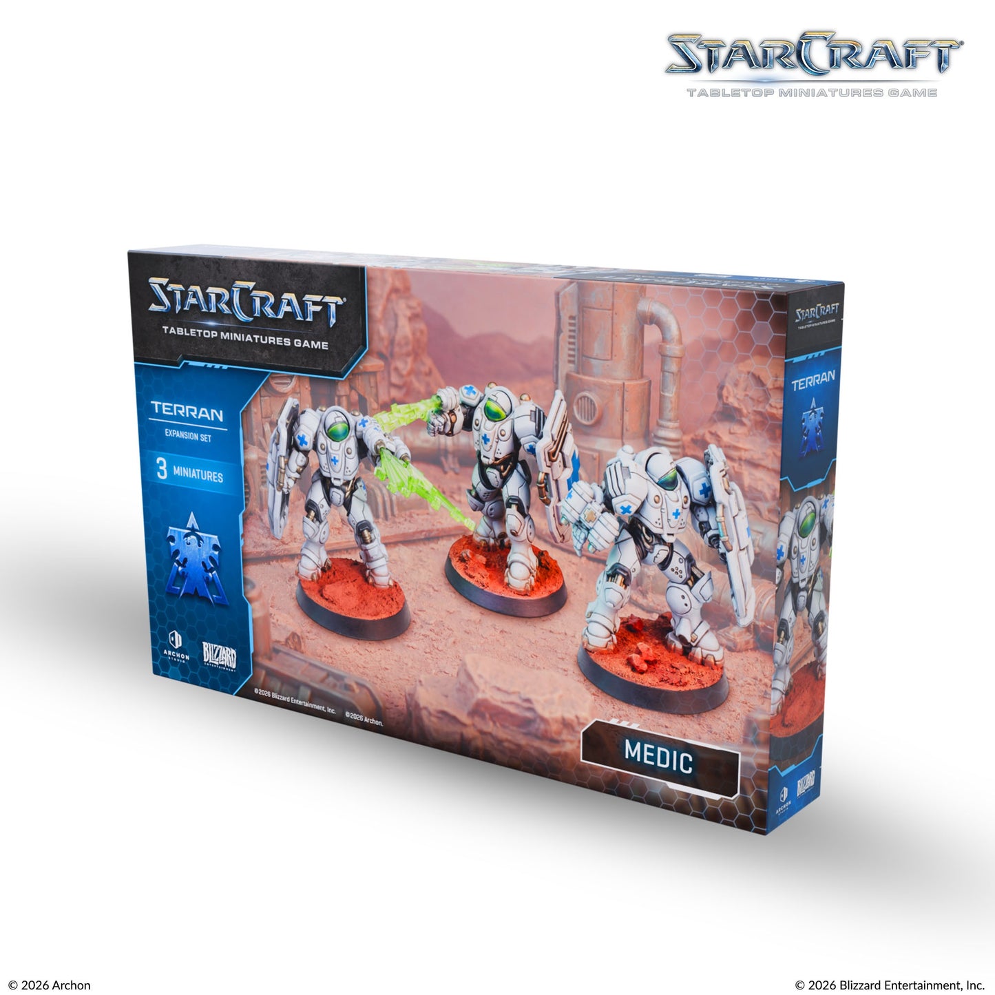 StarCraft® Medic – Terran Erweiterung | 3x Miniaturen | TMG Brettspiel