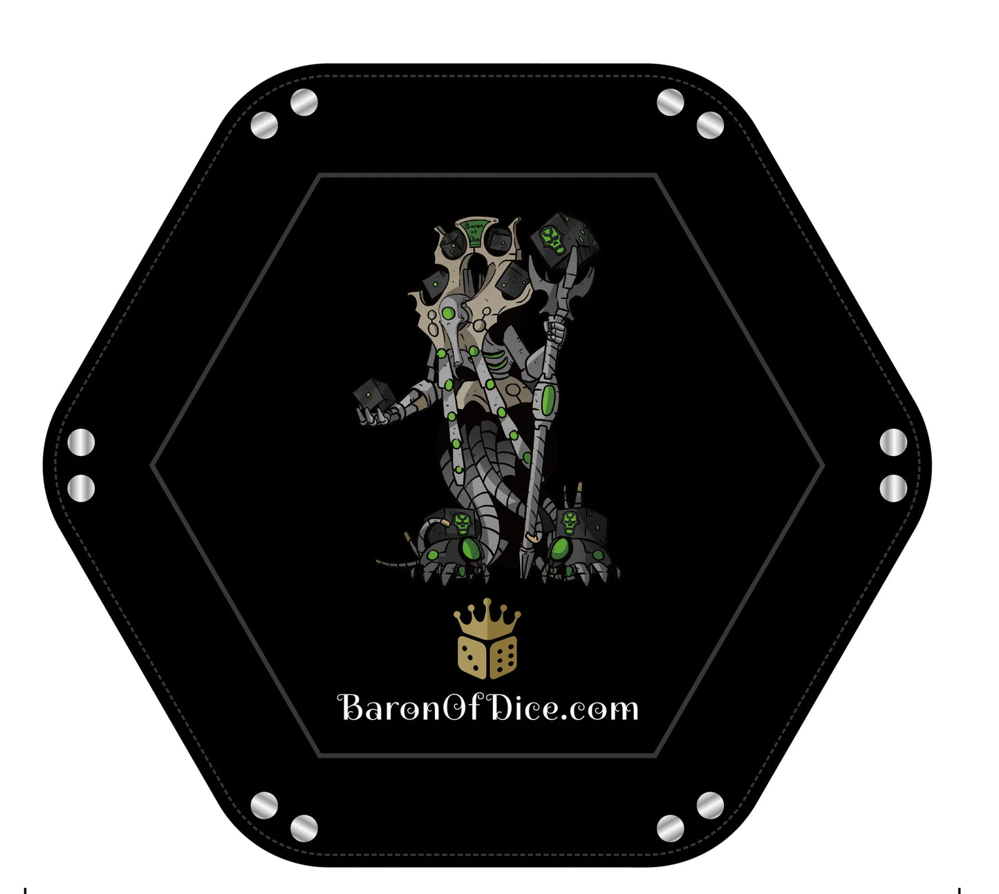 Baron of Dice Slumbering Machines – Würfeltablett für Sci-Fi Wargaming