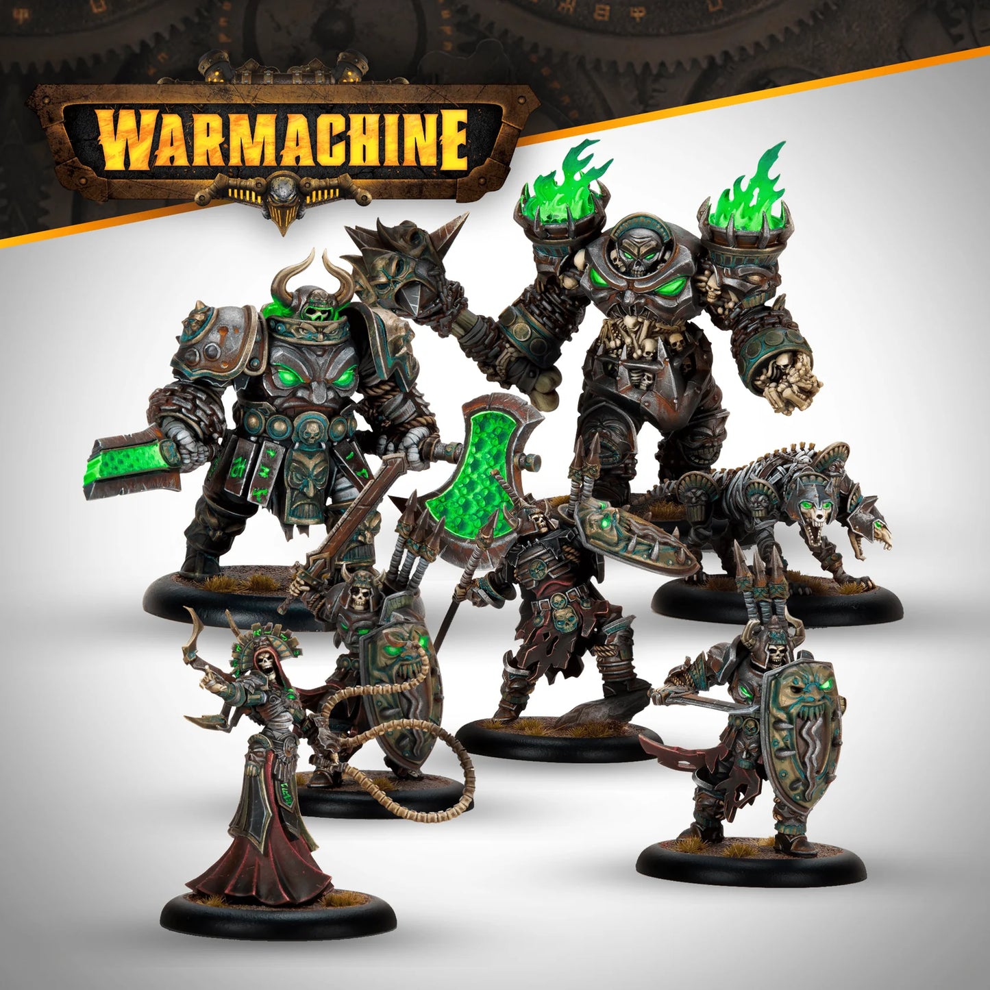 Warmachine: Orgoth Graveborn Command Cadre Plastic Miniatures