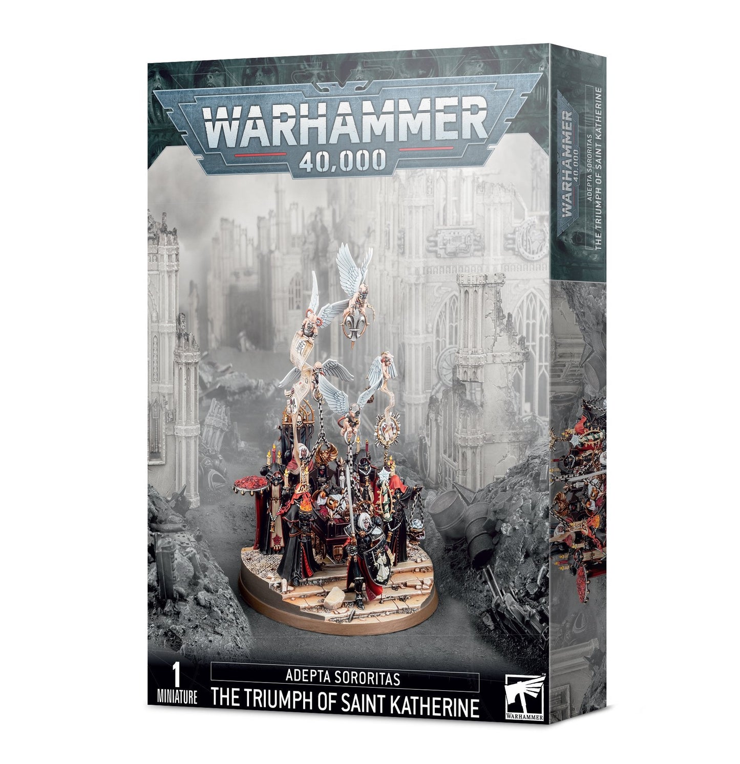 Miniatur des Triumphs der Heiligen Katherine von Adepta Sororitas