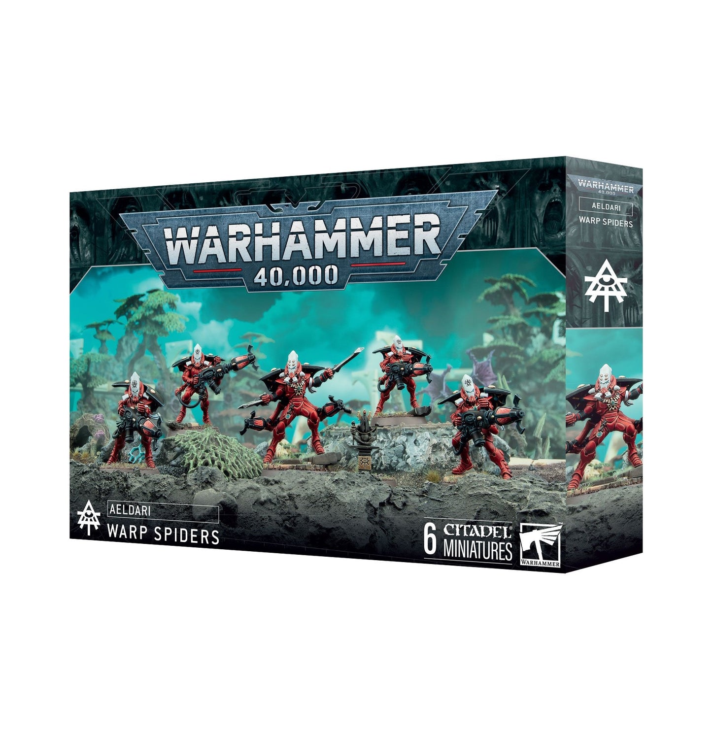 Aeldari Warpspinnen und Aspekt-Schrein-Bausatz für Warhammer 40000 Deutsch