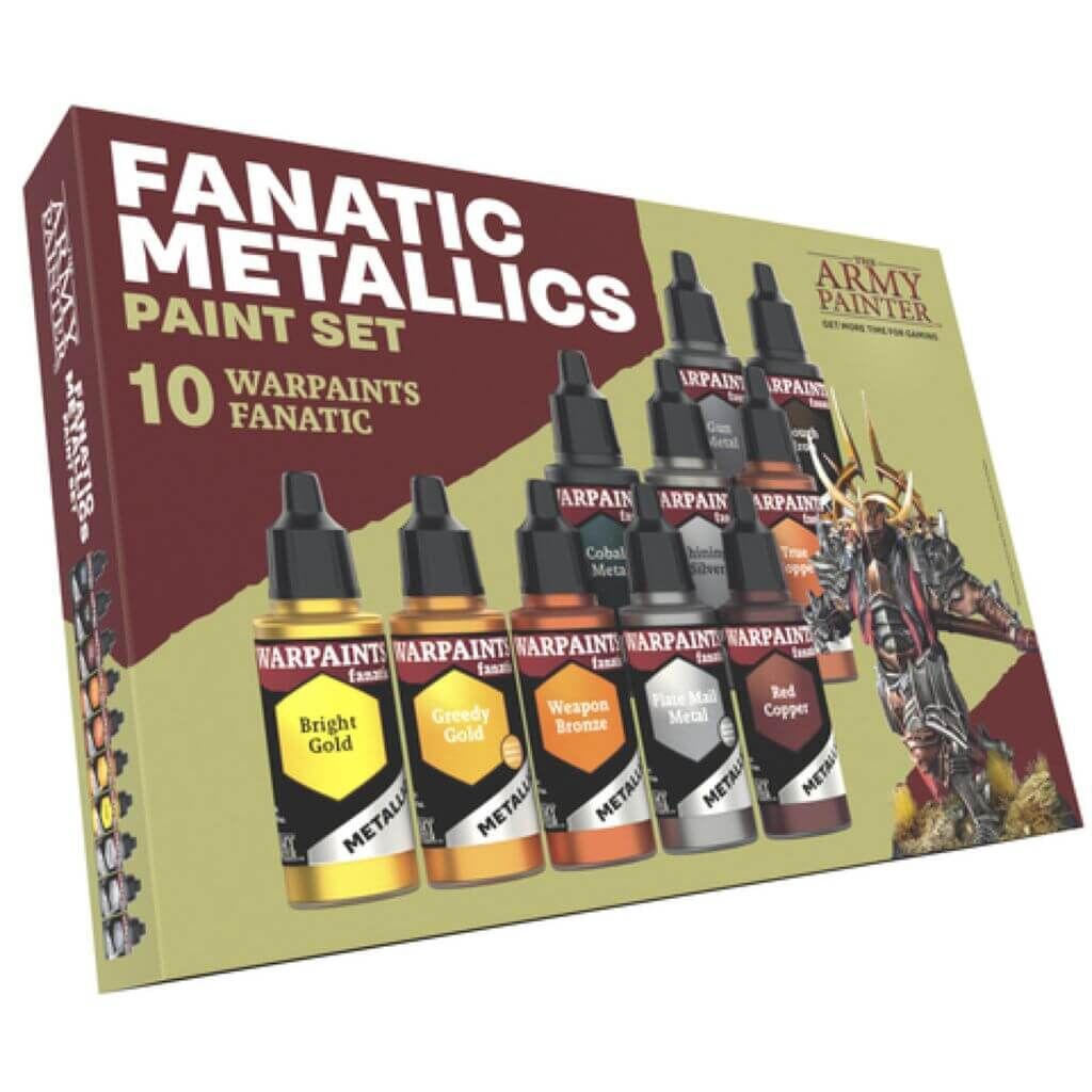 The Army Painter Warpaints Fanatic Metallics Paintset Neu