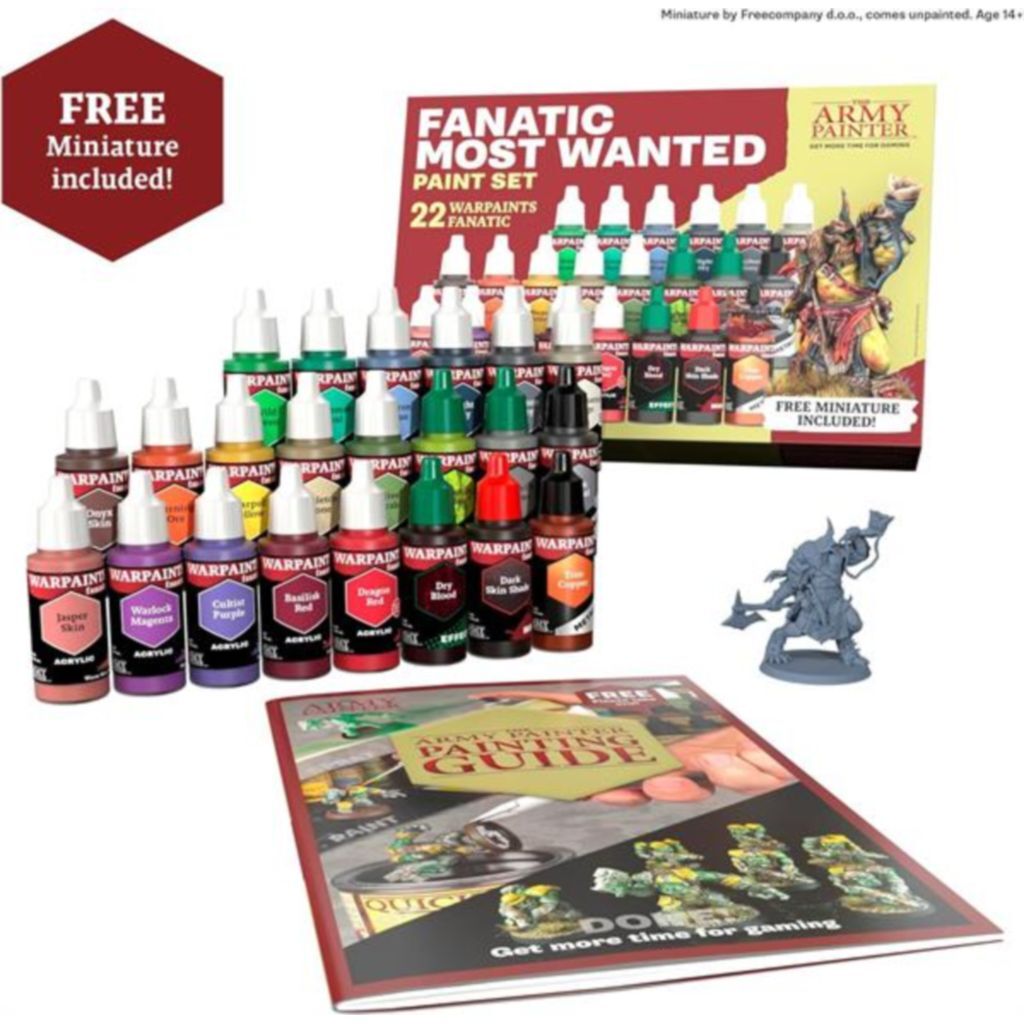 The Army Painter - Most Wanted Paint Set Warpaints Fanatic - Neu