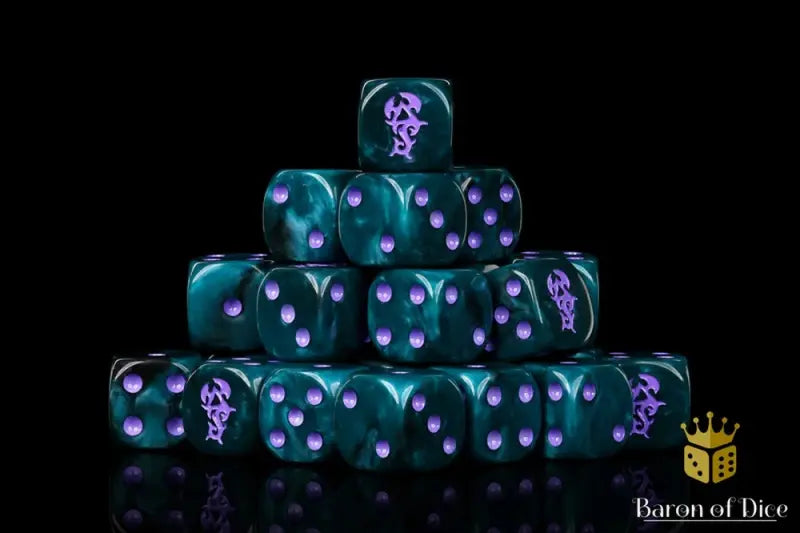 Baron of Dice Dreaded Ones – 25 runde Würfel für Sci-Fi Wargaming