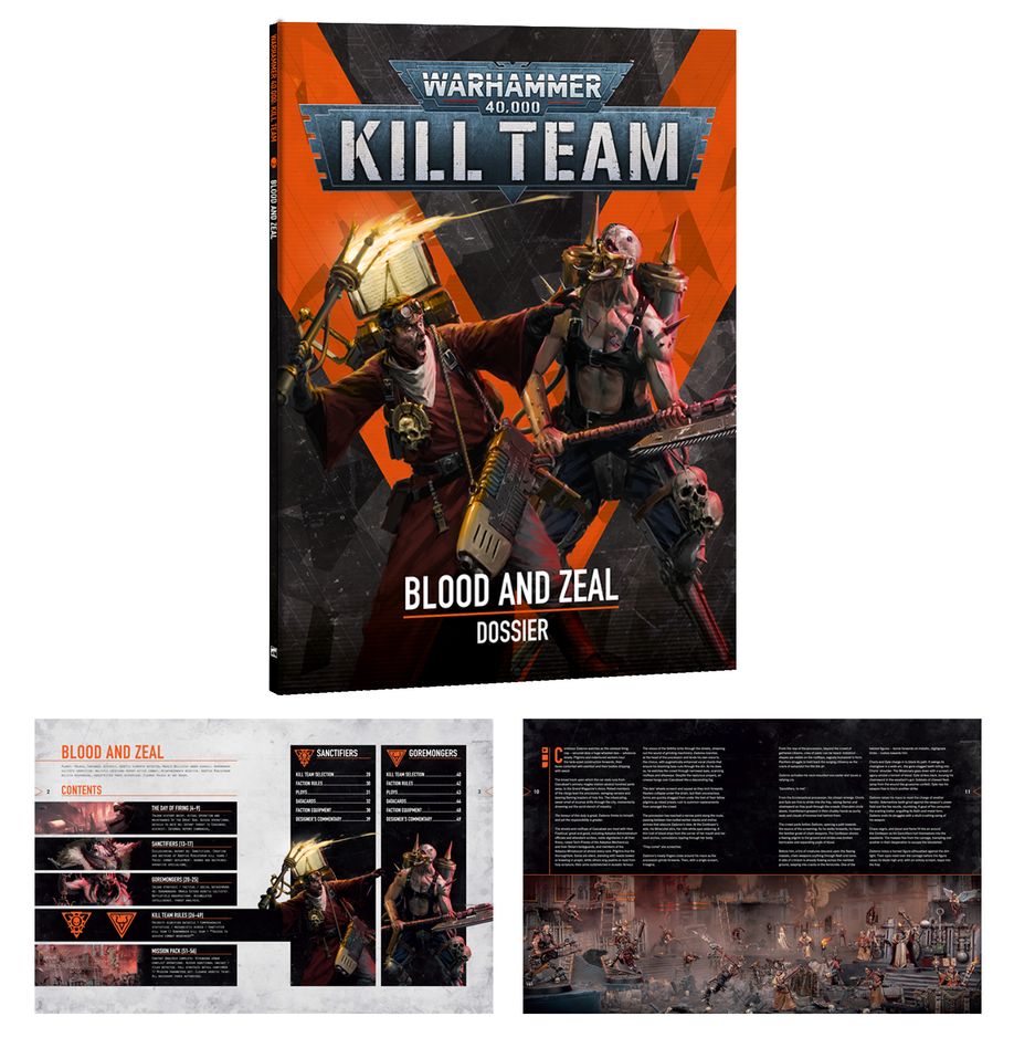 Kill Team Blood and Zeal Dossier Deutsch