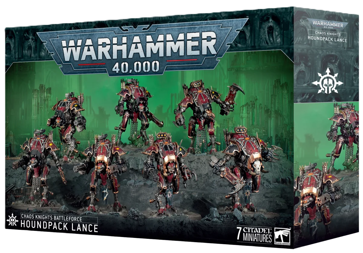 Chaos Knights Battleforce Houndpack Lance Warhammer 40k 2025 Neu OVP