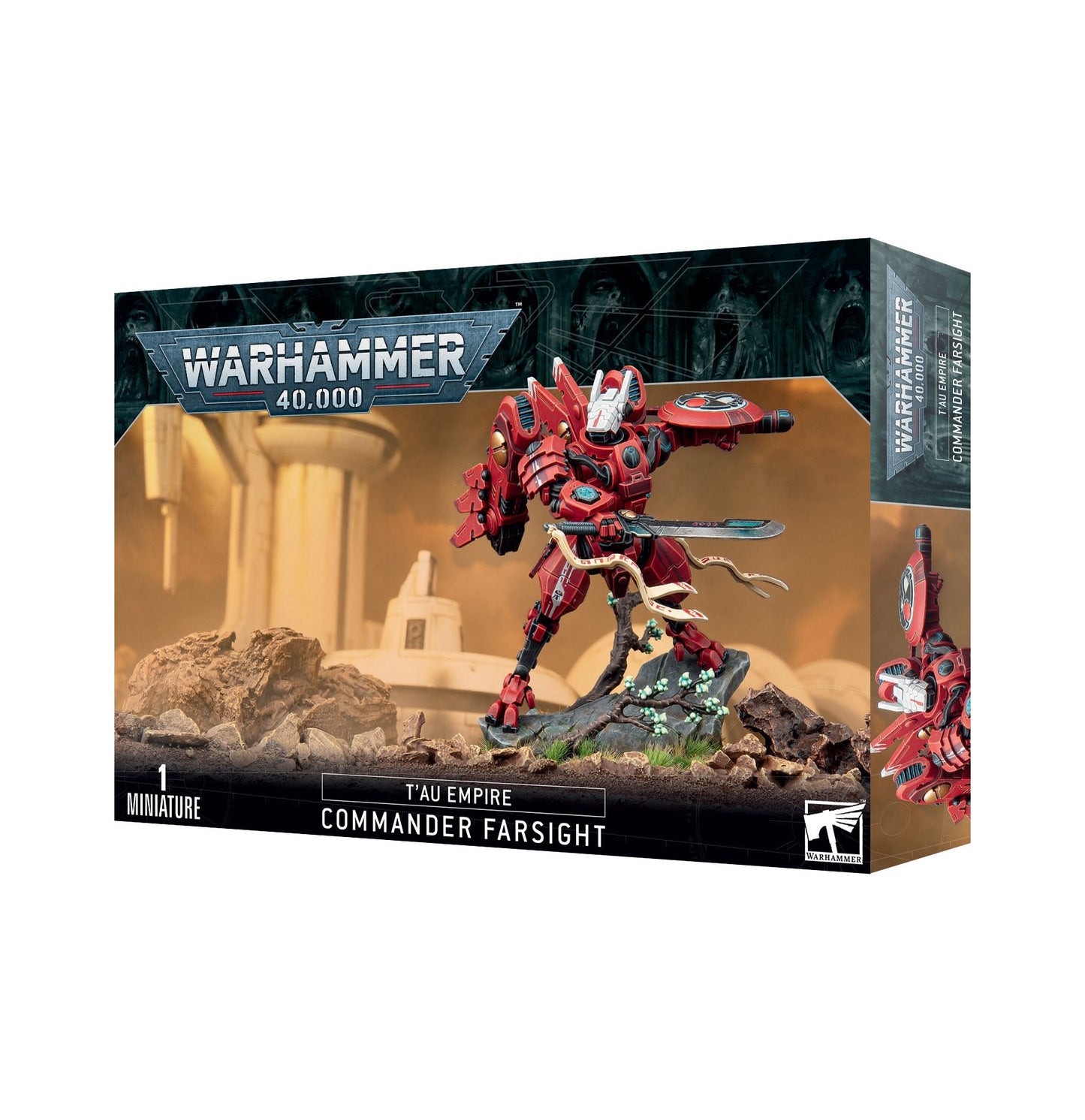 Warhammer 40,000 Tau Commander Weitsicht Modell Deutsch