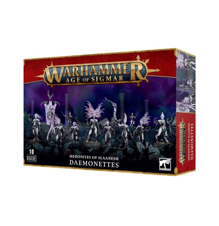 Miniatur der Dämonetten von Slaanesh aus Warhammer
