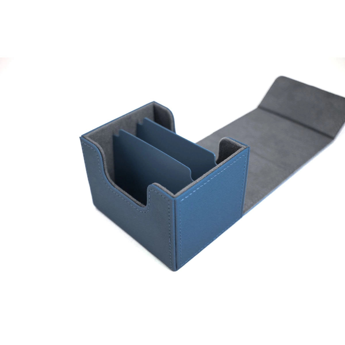 DiceWyrm magnetische Deckbox für 100 doppelt gesleevte Karten – Blau