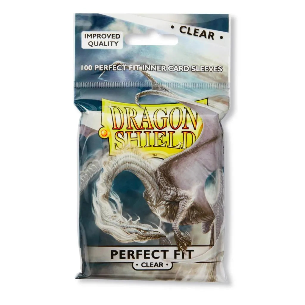 Dragon Shield Standard Perfect Fit Sleeves Clear/Clear 100er