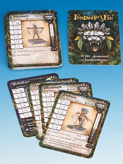 Freebooter's Fate Amazonen Charakterkarten | Neu Regeln | FF 026