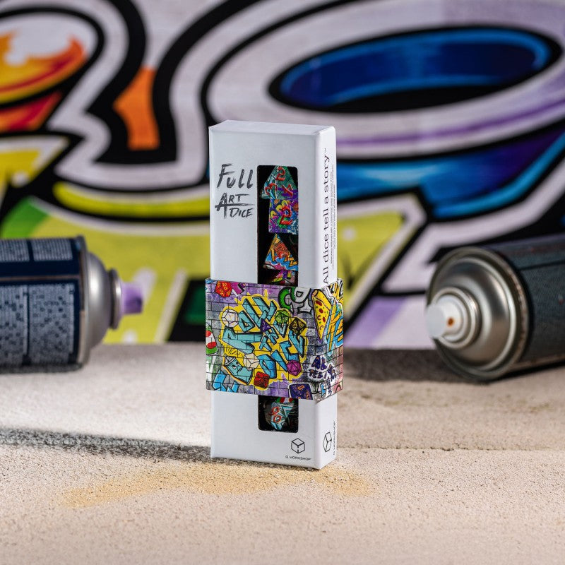 Full Art Dice Set™: Graffiti