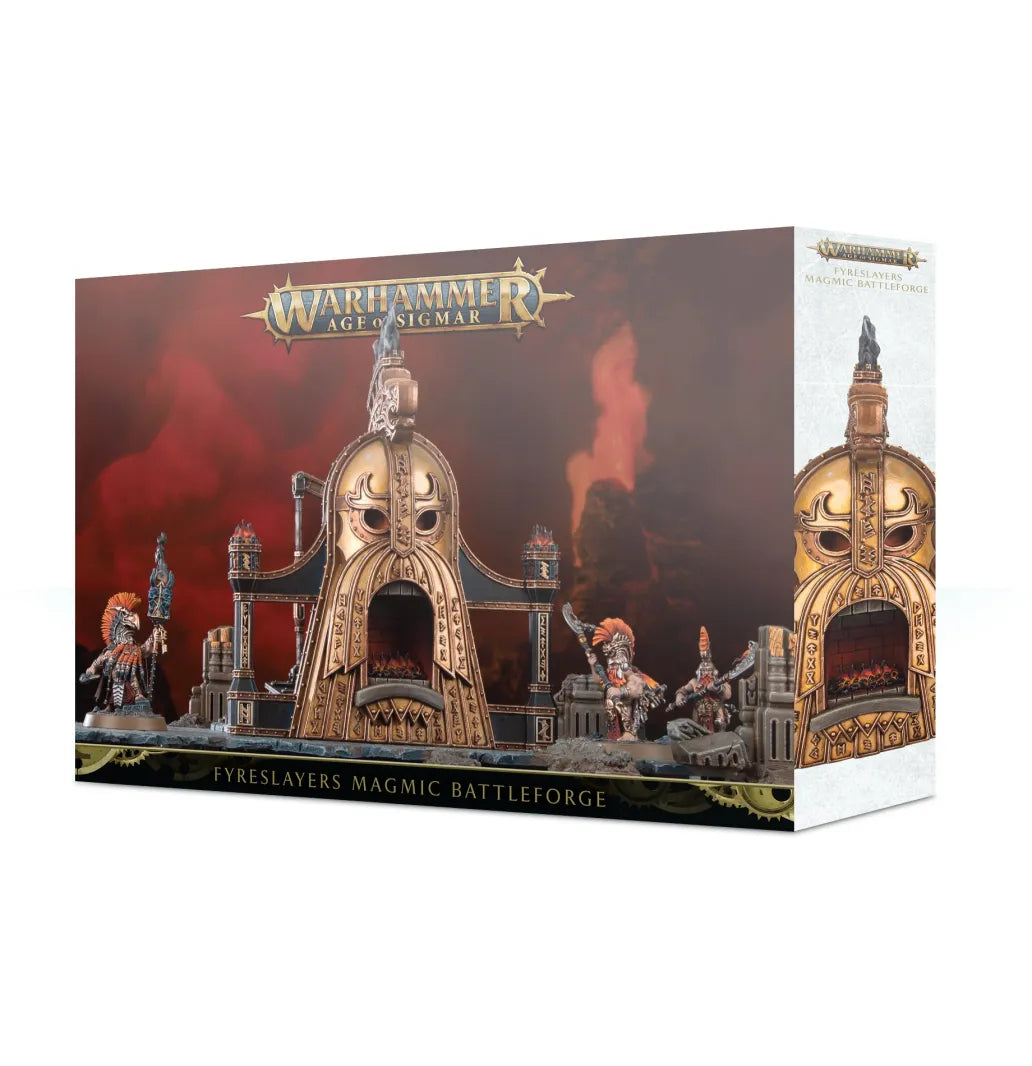 Magmic Battleforge 99120205035 – Warhammer Age of Sigmar Fyreslayer Forge Terrain