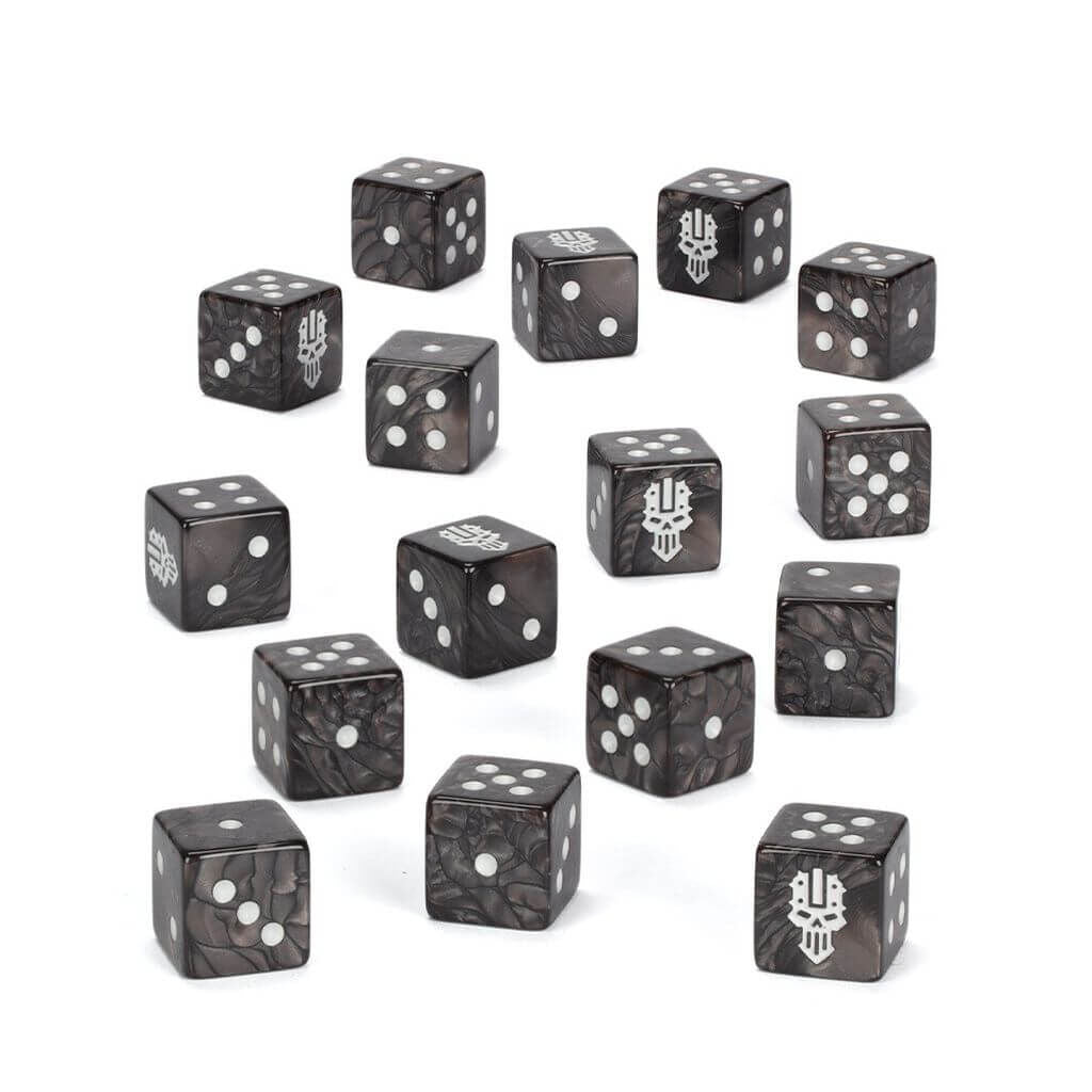 Warhammer 40k Iron Warriors Dice Würfel Set Tabletop Neu