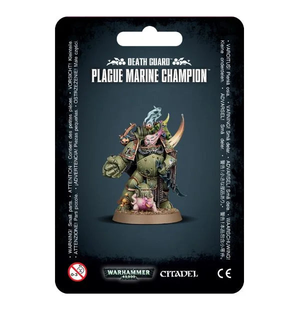 Warhammer 40k Death Guard Plaguechampion Seuchenchampion Miniatur Figur