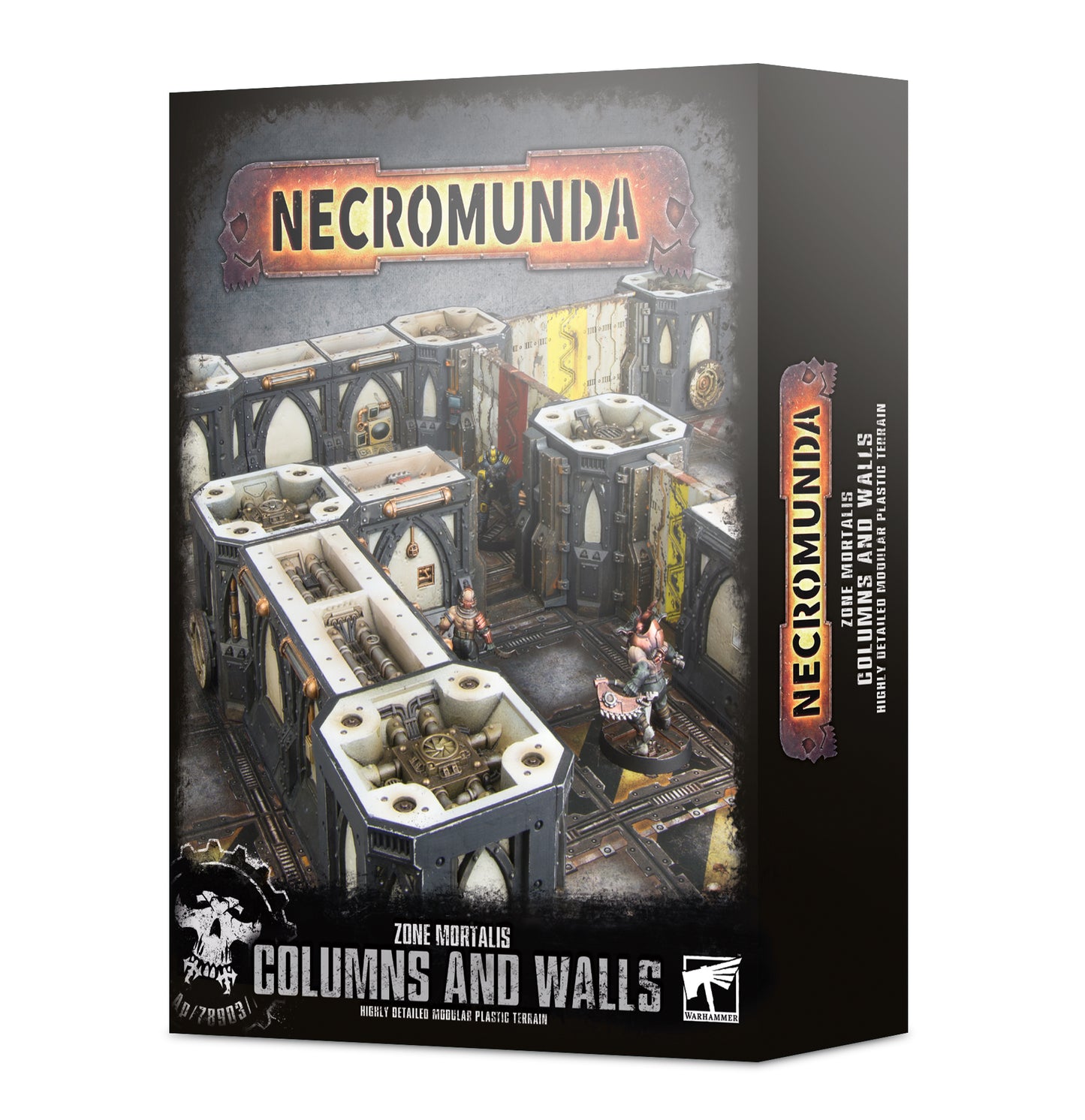 Necromunda Zone Mortalis Columns & Walls – Terrain Scenery Set