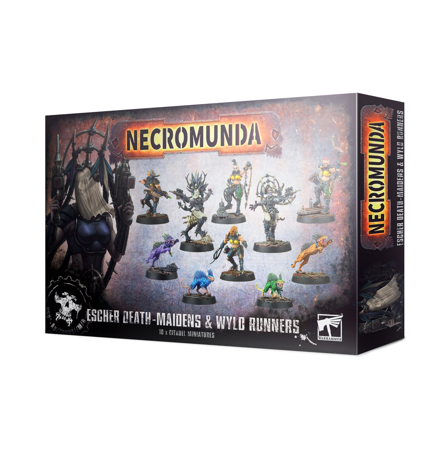 Necromunda Escher Death Maidens & Wyld Runners – Gang Miniatures