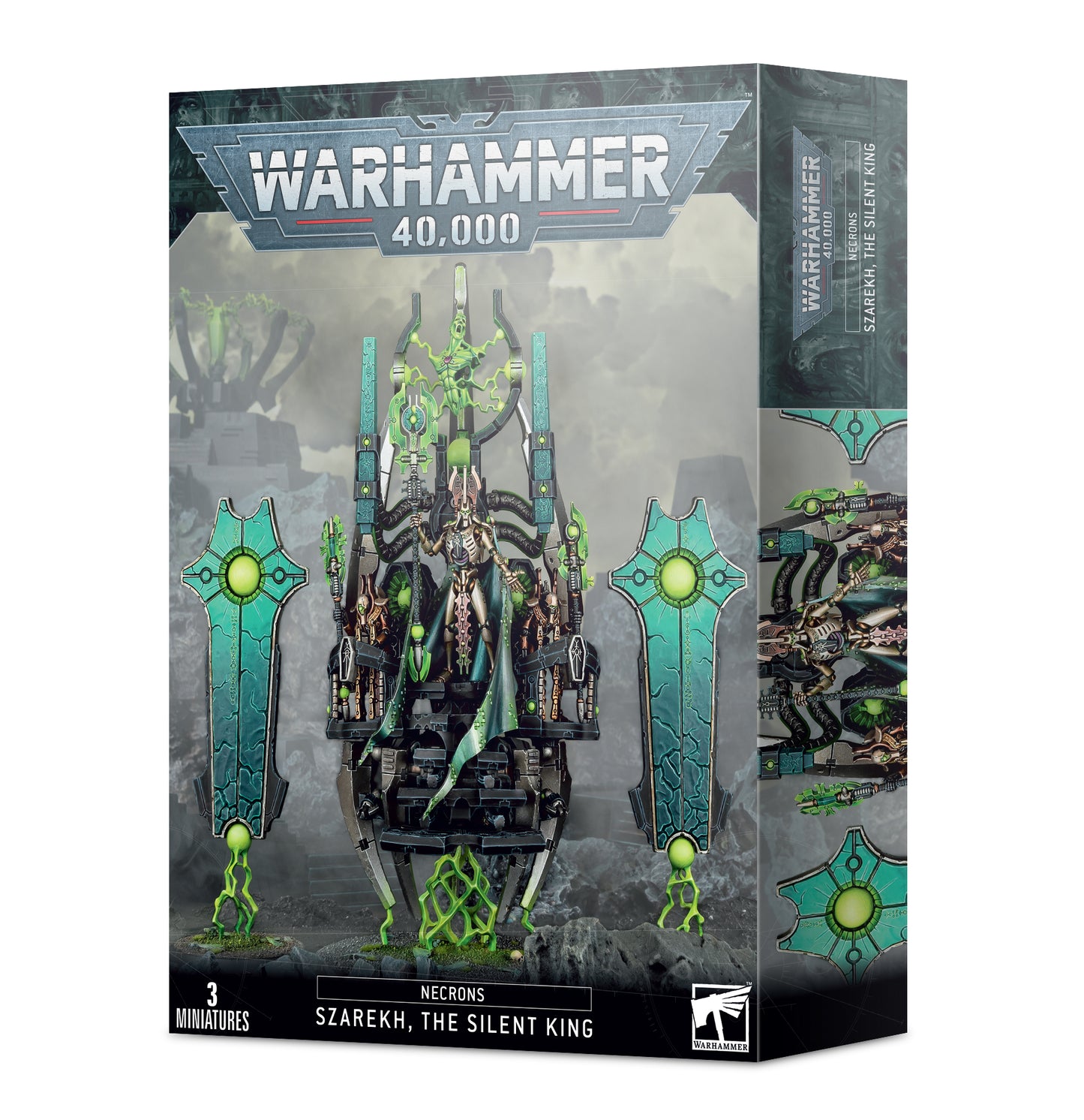 Warhammer 40k Szarekh The Silent King Necrons Der Stille König Miniatur NEU OVP