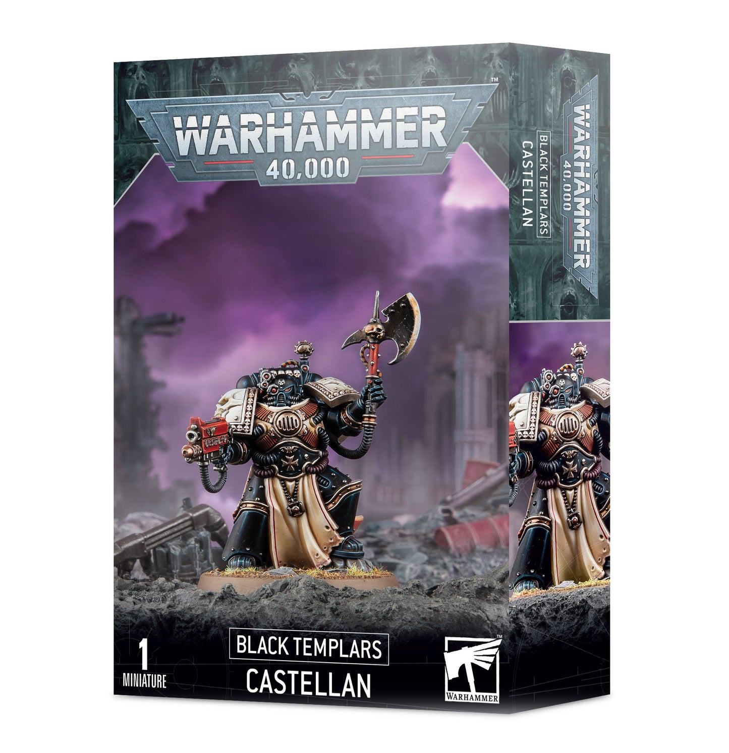 Warhammer 40k Castellan Kastellan Black Templars Miniatur Figur HQ