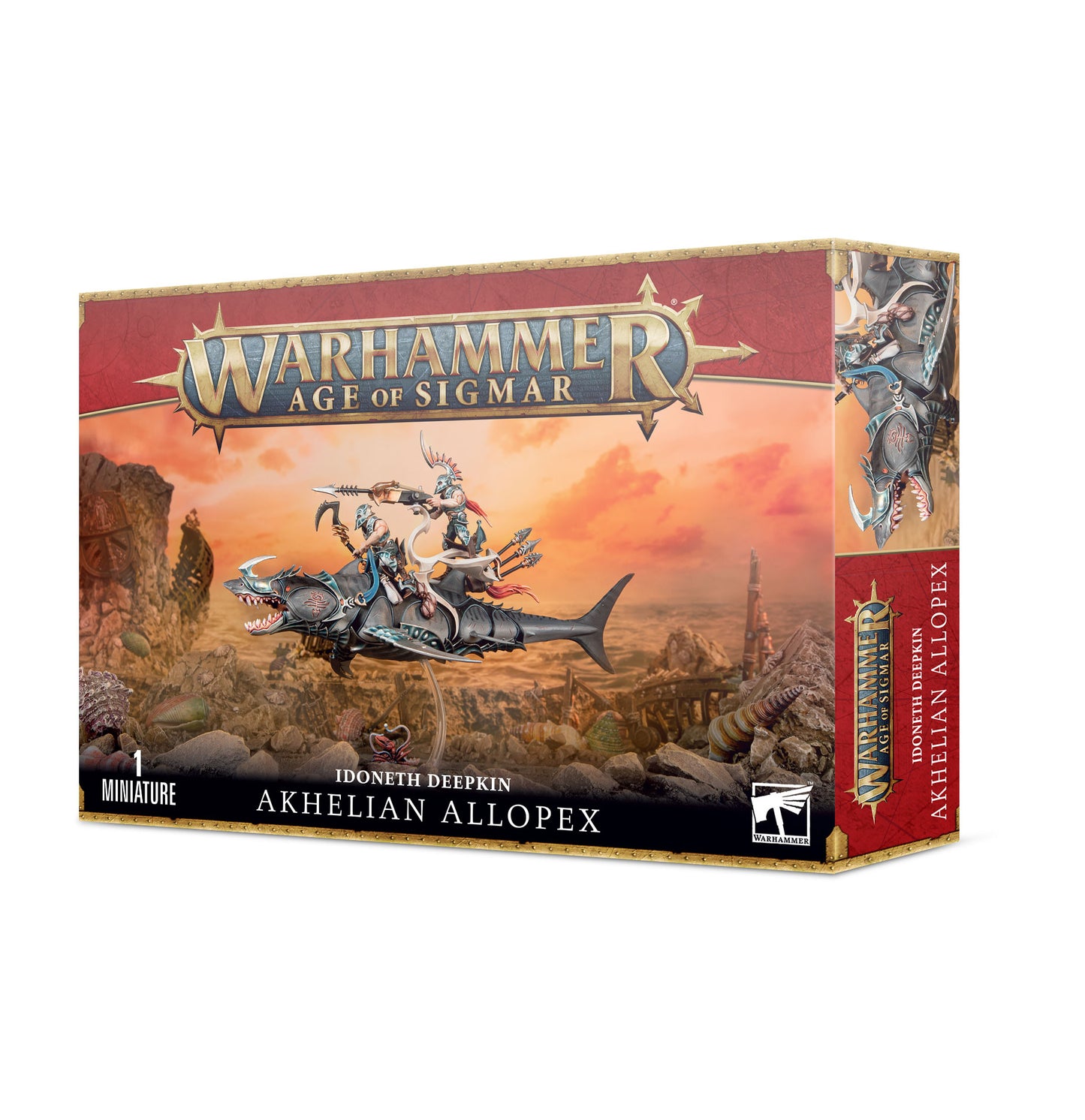Warhammer Idoneth Deepkin Akhelian Allopex Age of Sigmar Miniatur Neu OVP