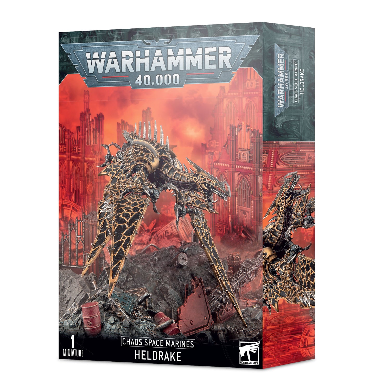 Warhammer 40k Heldrake Höllendrache Chaos Space Marines CSM Miniatur
